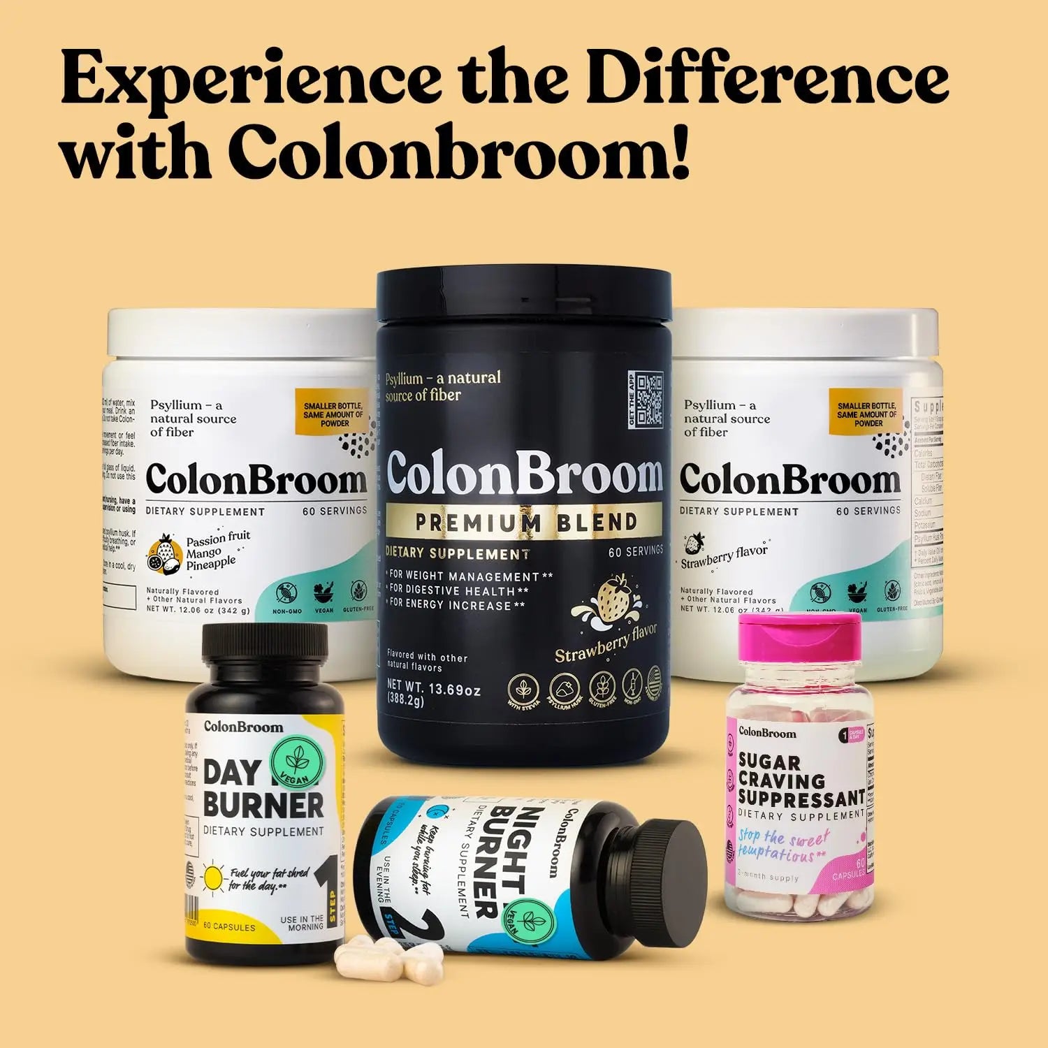 ColonBroom Premium Psyllium Husk Powder (Strawberry) - Colon Cleanse for Bloating ColonBroom Au supplements