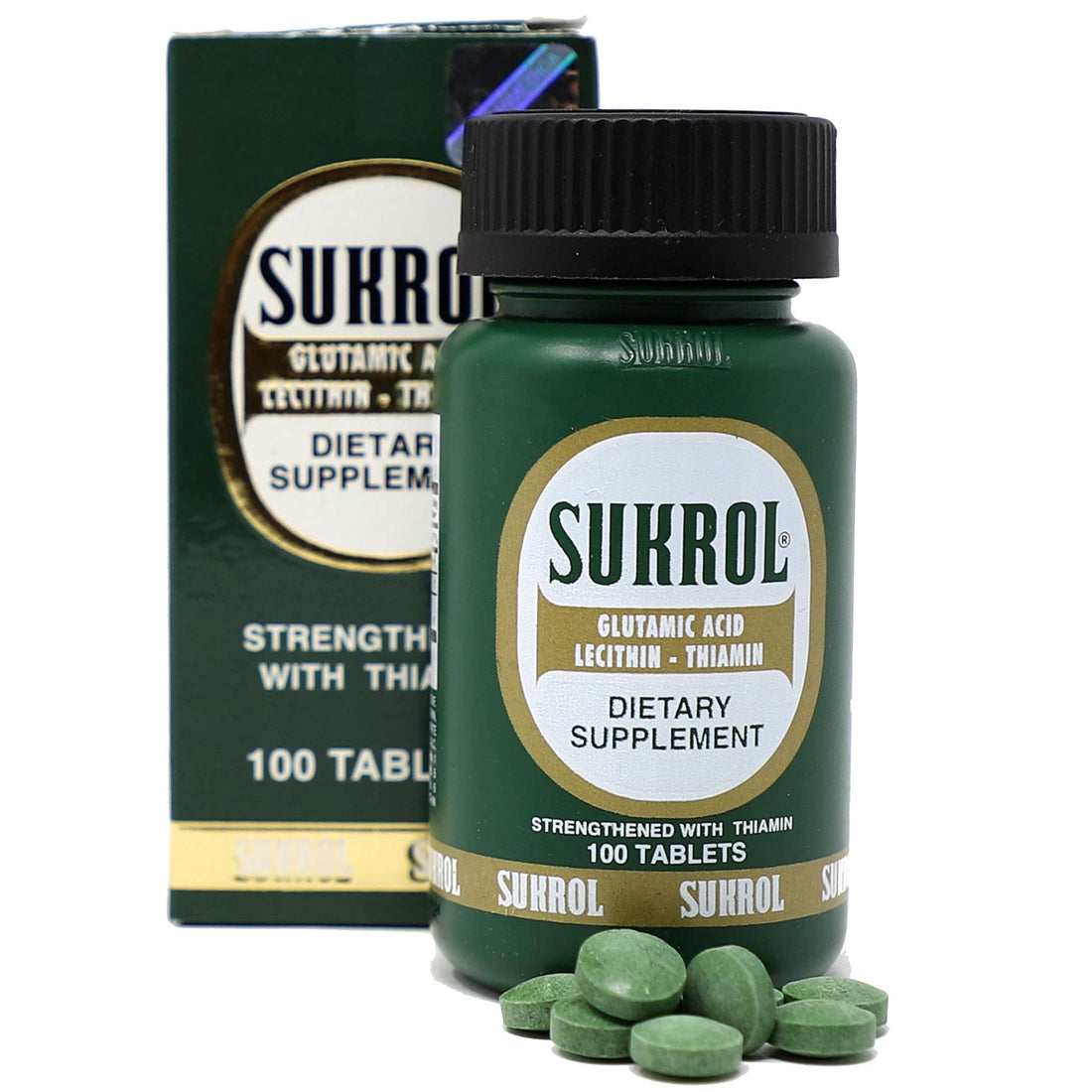 Sukrol, Vitamin, Improve Healthy Brain Function, 100 Tablets, Bottle Sukrol Au supplements