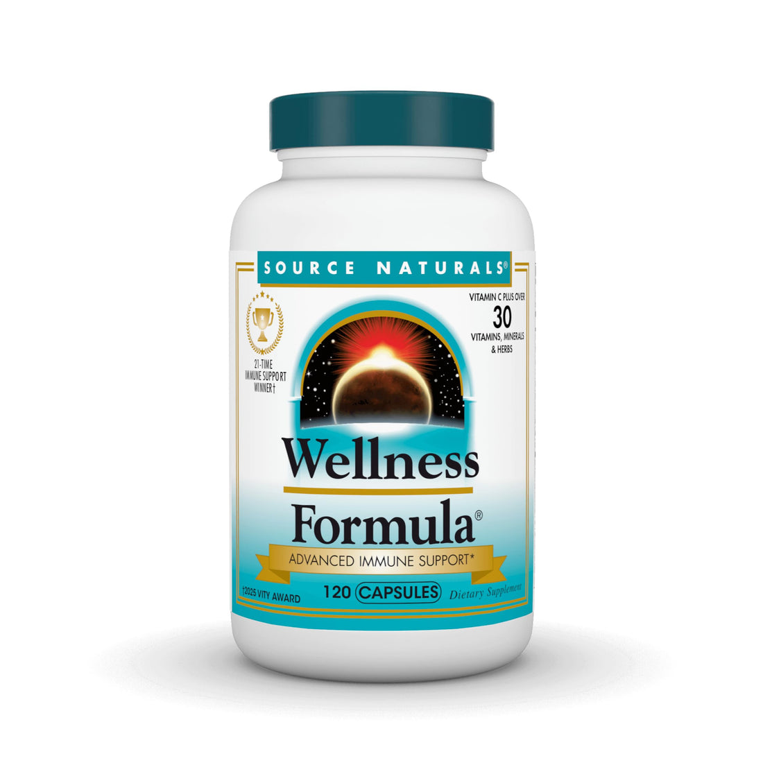 Source Naturals Wellness Formula Bio-Aligned Vitamins & Herbal Defense for Advanced Immune Support* - Dietary Supplement & Immunity Booster - 120 Capsules Source Naturals Au supplements