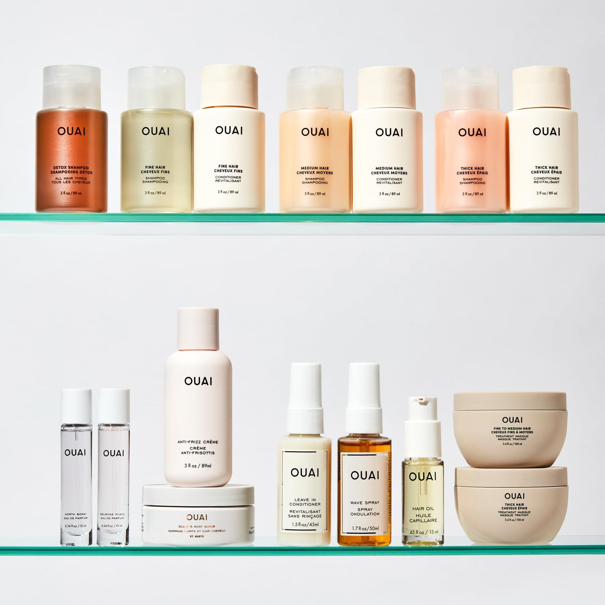 OUAI Medium Shampoo Travel Size - Hydrating Shampoo with Coconut Oil, Babassu, Kumquat Extract & Keratin - Strengthens, Nourishes & Adds Shine - Paraben & Sulfate Free Hair Care Products (3 Oz) OUAI Au supplements