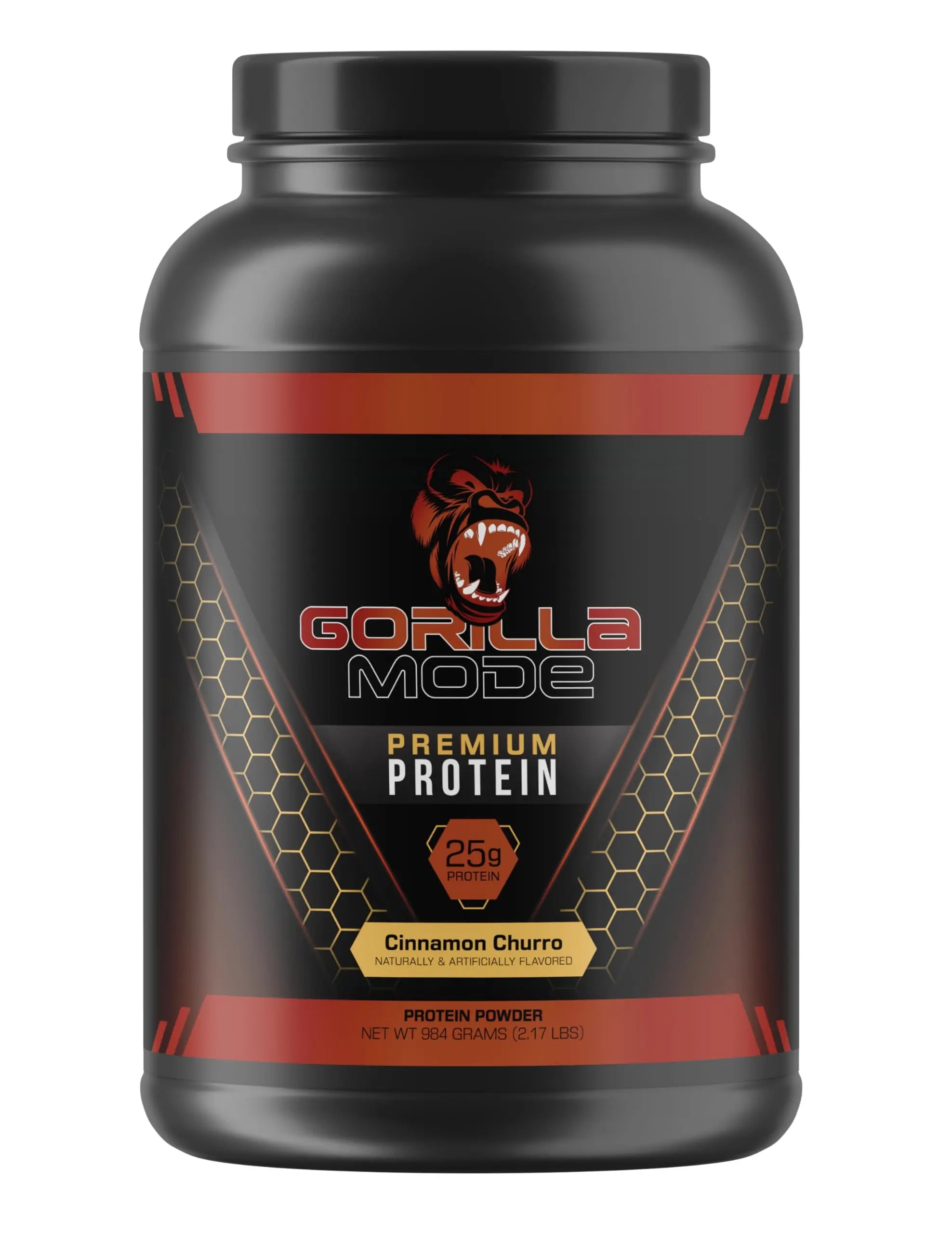 Gorilla Mode Premium Whey Protein - Cinnamon Churro / 25 Grams of Whey Protein Isolate Gorilla Mind Au supplements