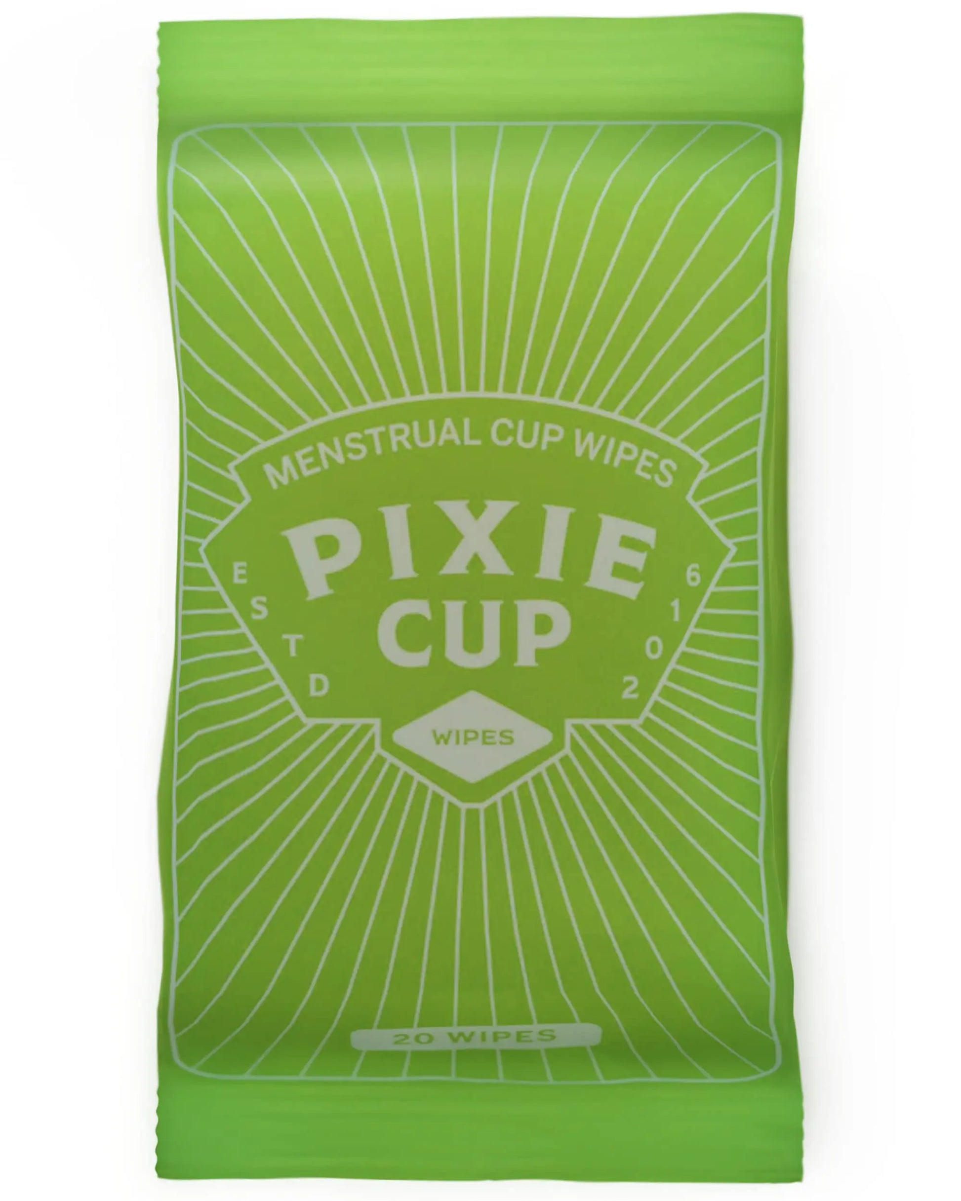 Menstrual Cup Wipes - On The Go Public Bathroom Feminine Wipes - Safe On Period Cups & Menstrual discs Pixie Cup Au supplements