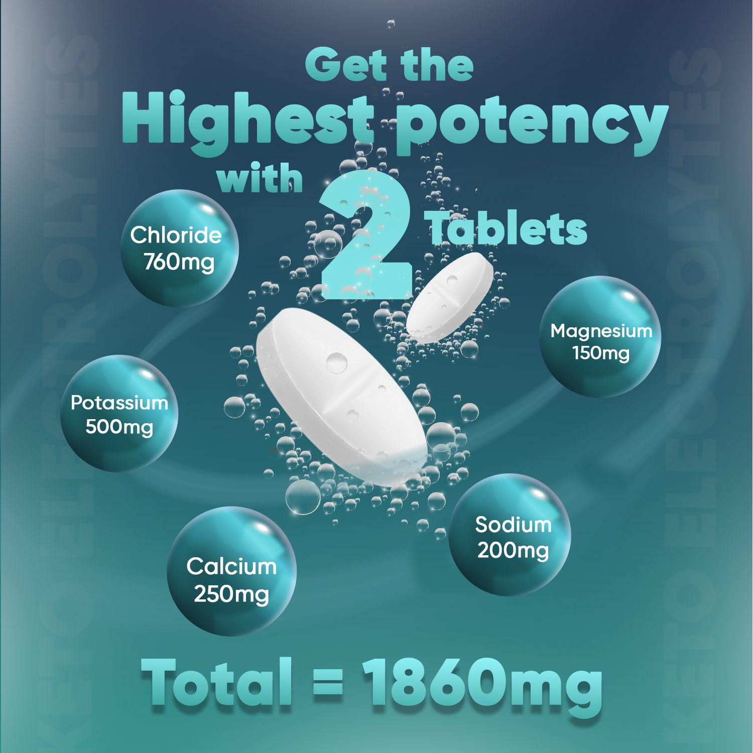 Electrolyte Tablets - 6 Months Supply - 180 Vegan Tablets with Sodium, Magnesium WeightWorld Au supplements