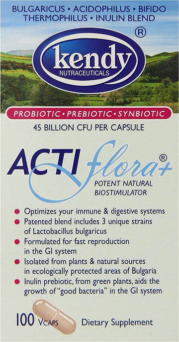 Kendy USA, Actiflora+, Potent Natural Biostimulator, 100 Veggie Caps Kendy Au supplements