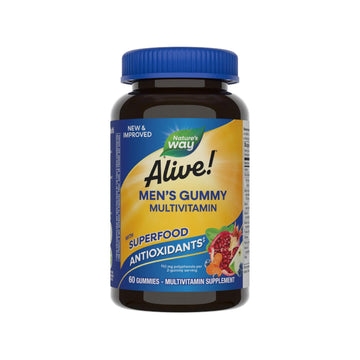 Nature's Way Alive! Men's Multivitamin Gummies, Supports Energy Metabolism*, Muscle Function*, Superfood Antioxidants(1) Nature's Way Au supplements