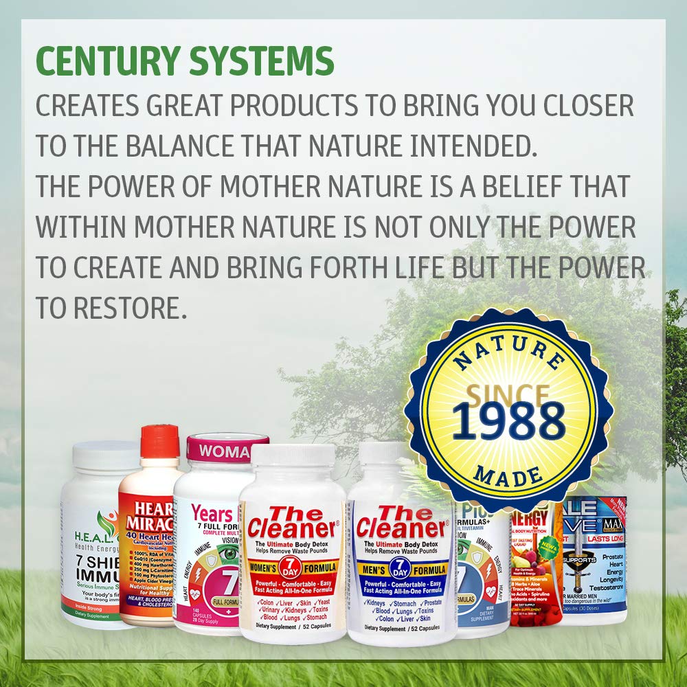 Century Systems - Miracle 2000, Complete Liquid Multivitamin and Mineral Supplement with Amino Acids and Antioxidants, 32 Ounces Century Systems Au supplements