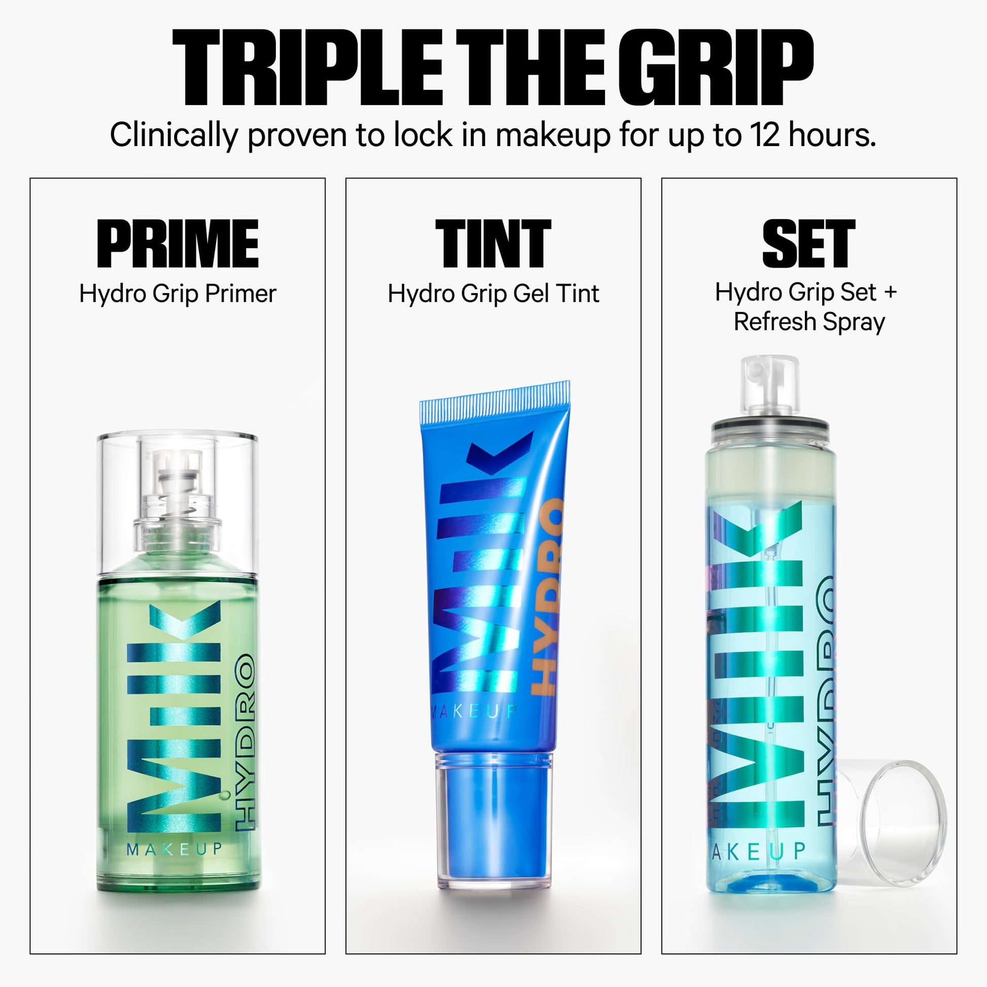 Milk Makeup Hydro Grip Primer with Hyaluronic Acid + Niacinamide – Hydrating Face Primer Grips Makeup for Up to 12 Hours – Silicone-Free, Lightweight Gel with Dewy Finish – 0.33 oz Milk Makeup Au supplements