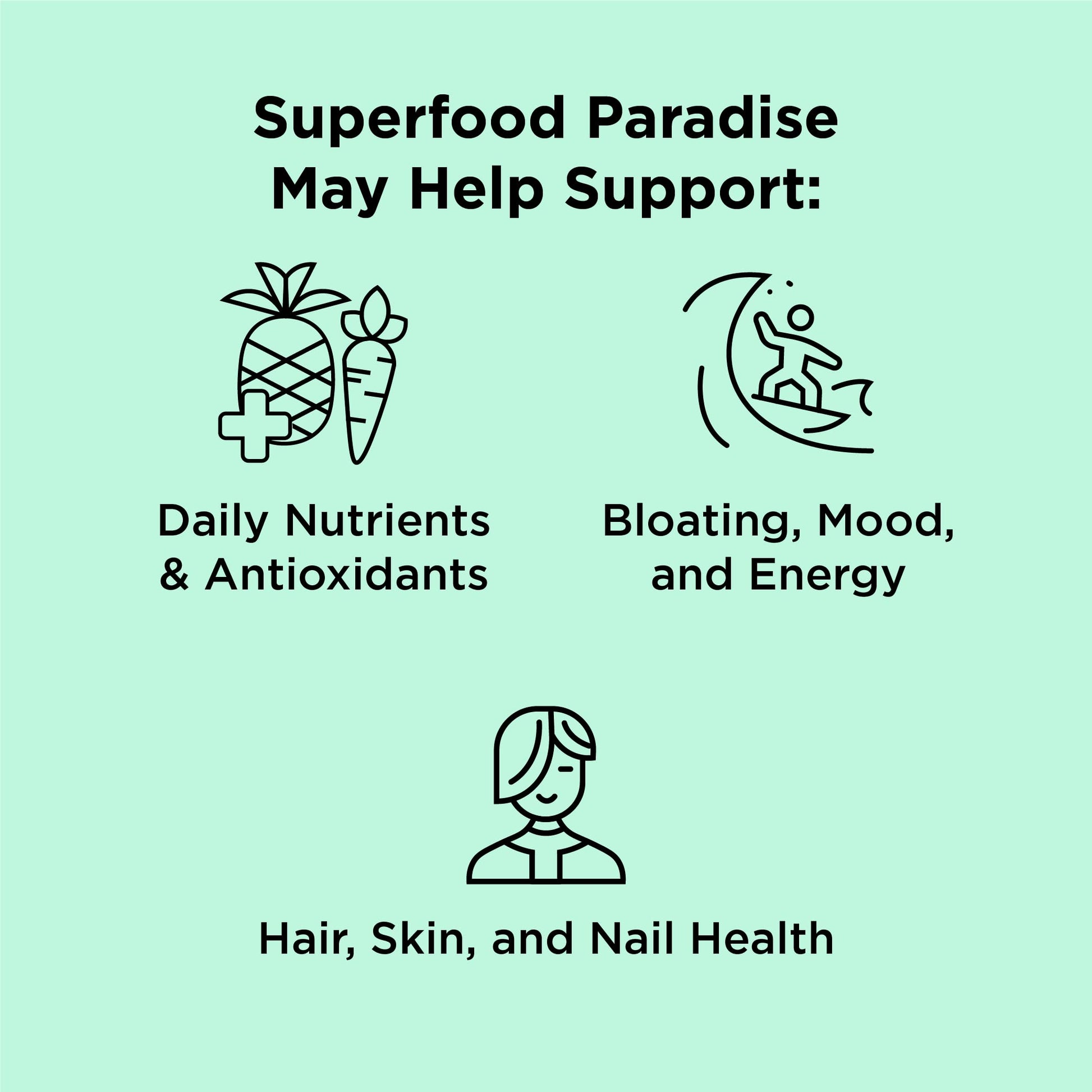 nbpure Earthy Andy Superfood Paradise, Mango Pineapple, 30 Servings nbpure Au supplements