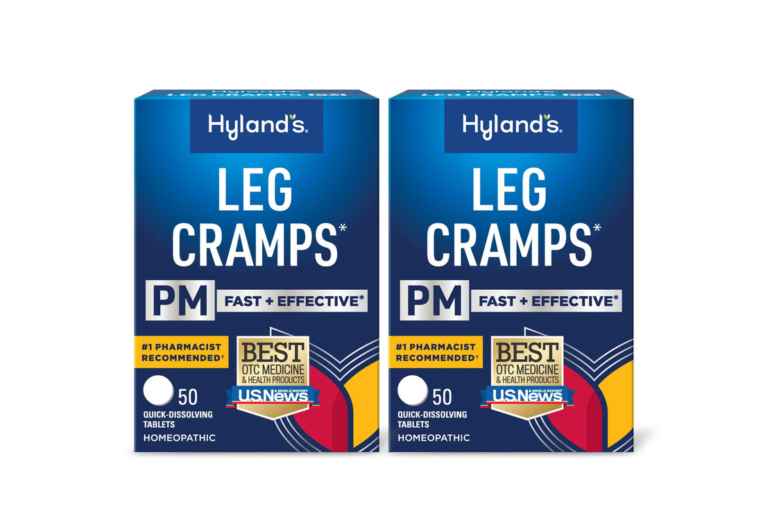 Hyland's Leg Cramps PM, Relief of Nighttime Leg, Calf, and Foot Cramps, 50 Quick-Dissolving Tablets 2-Pack (100 Total) Hyland's Au supplements