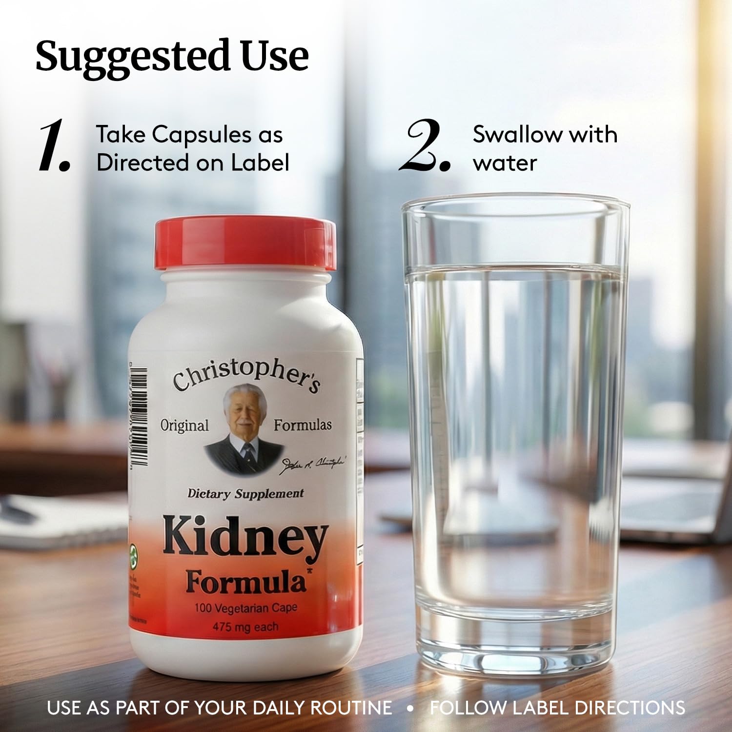 Christopher's Original Formulas Kidney Formula - Kidney Cleanse Detox & Repair Formula - Herbal Blend for Kidney Support Christopher's Original Formulas Au supplements