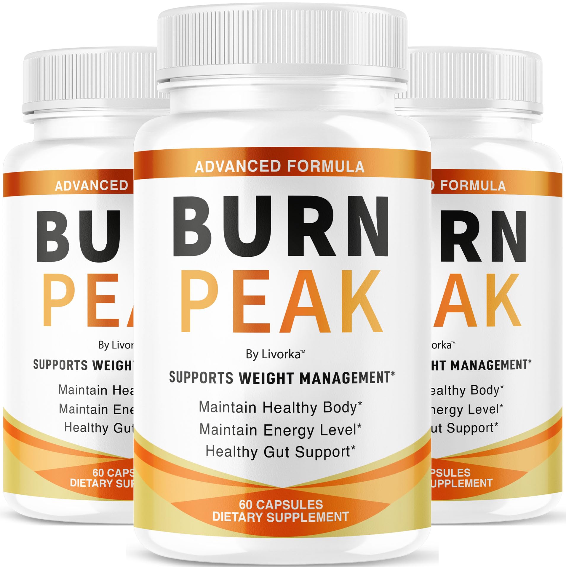 (3 Pack) Burn Peak Capsules - Official BurnPeak Weight Pills Advanced Premium Support, All Natural Burn Peak Pink Salt Trick Supplement for Overall Health & Wellness Reviews, 180 Capsules for 3 Months LIVORKA Au supplements