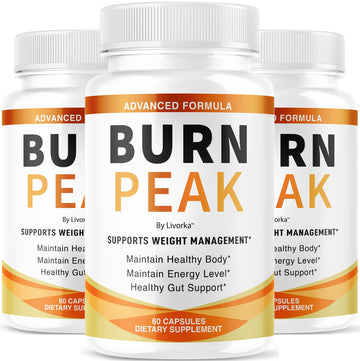 (3 Pack) Burn Peak Capsules - Official BurnPeak Weight Pills Advanced Premium Support, All Natural Burn Peak Pink Salt Trick Supplement for Overall Health & Wellness Reviews, 180 Capsules for 3 Months LIVORKA Au supplements