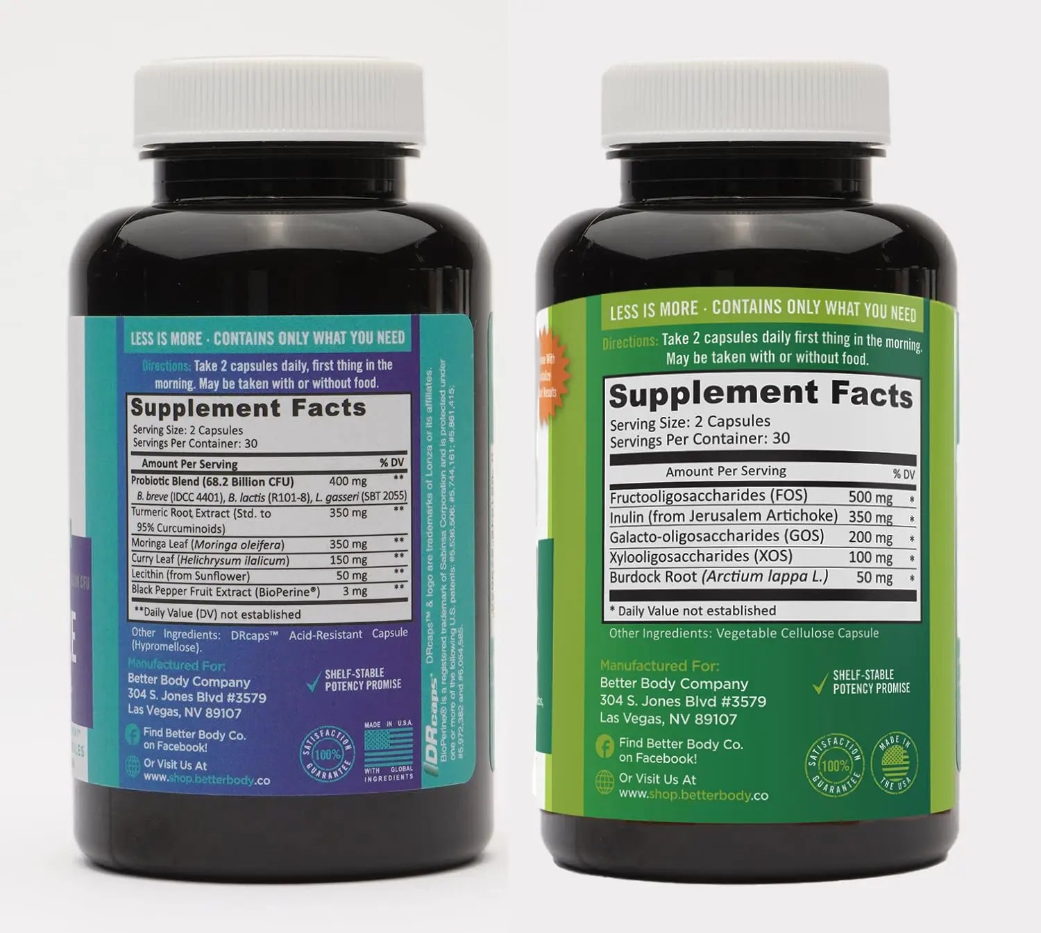 Better Body Co. Slim Gut Bundle | Prebiotics and Probiotics for Women - Bloating Relief Better Body Co. Au supplements