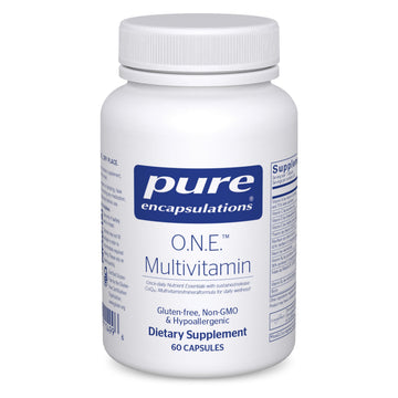 Pure Encapsulations O.N.E. Multivitamin - Once Daily Multivitamin with Antioxidant Complex Metafolin, CoQ10, and Lutein to Support Vision, Cognitive Function, and Cellular Health* - 60 Capsules Pure Encapsulations Au supplements