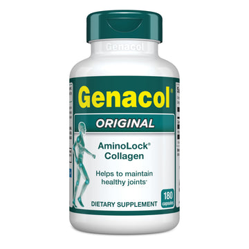 Collagen Peptides Joint Supplements for Men & Women by Genacol | Exclusive Hydrolyzed Collagen Pills | Helps Maintain Healthy Joints | Colageno Hidrolizado | Genacol Original 180 Capsules Genacol Au supplements