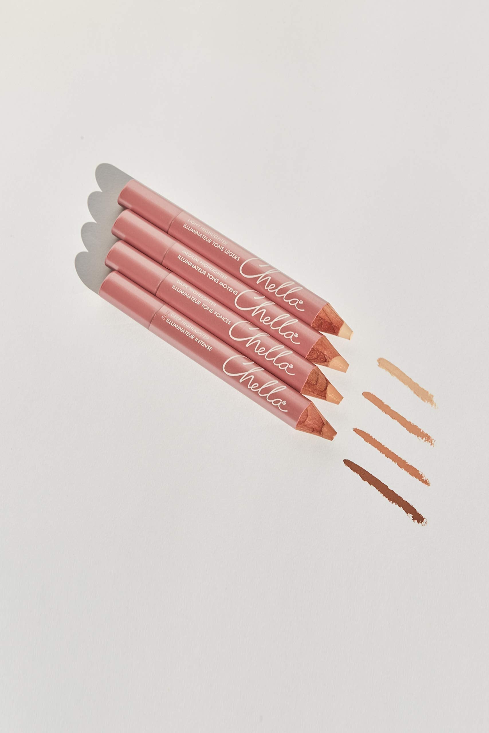Chella Highlighter Makeup Pencil - Vegan, Cruelty Free, Paraben Free, Gluten Free - Use as a Highlighter, Concealer and Under Eye Liner (Deep Matte) Chella Au supplements