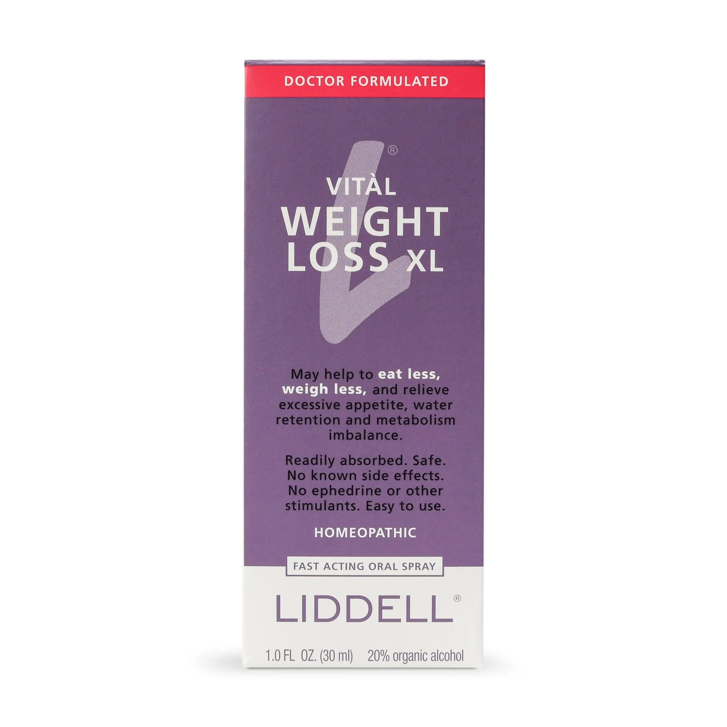 VITL Weight Loss XL Liddell Homeopathic 1 oz Liquid Liddell Au supplements