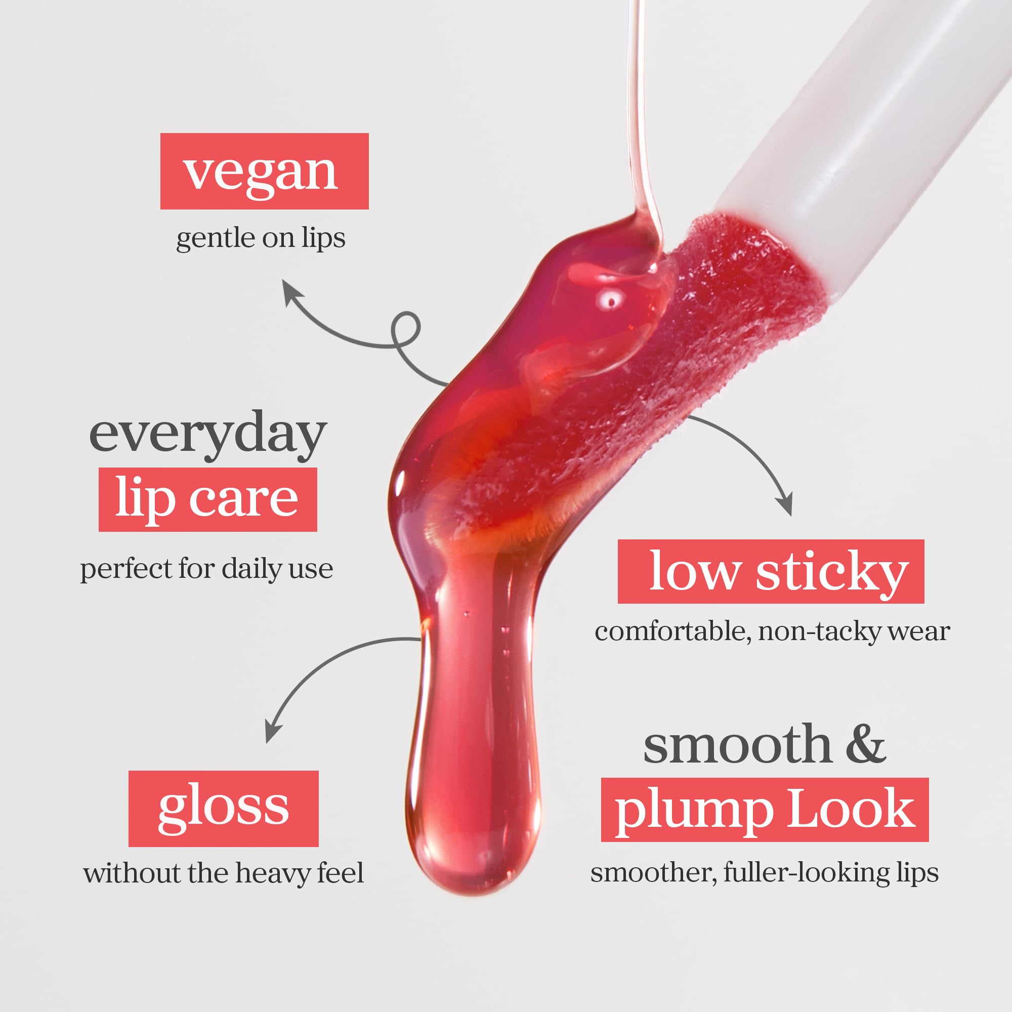 NOONI Korean Lip Oil - Appleberry | Long-Lasting, Moisturizing, Plumping, Revitalizing for Dry Lips, Waterproof, No Peel Off, Hydrating, Nourishing Crystal Clear, Stocking Stuffers, 0.12 FL Oz NOONI Au supplements
