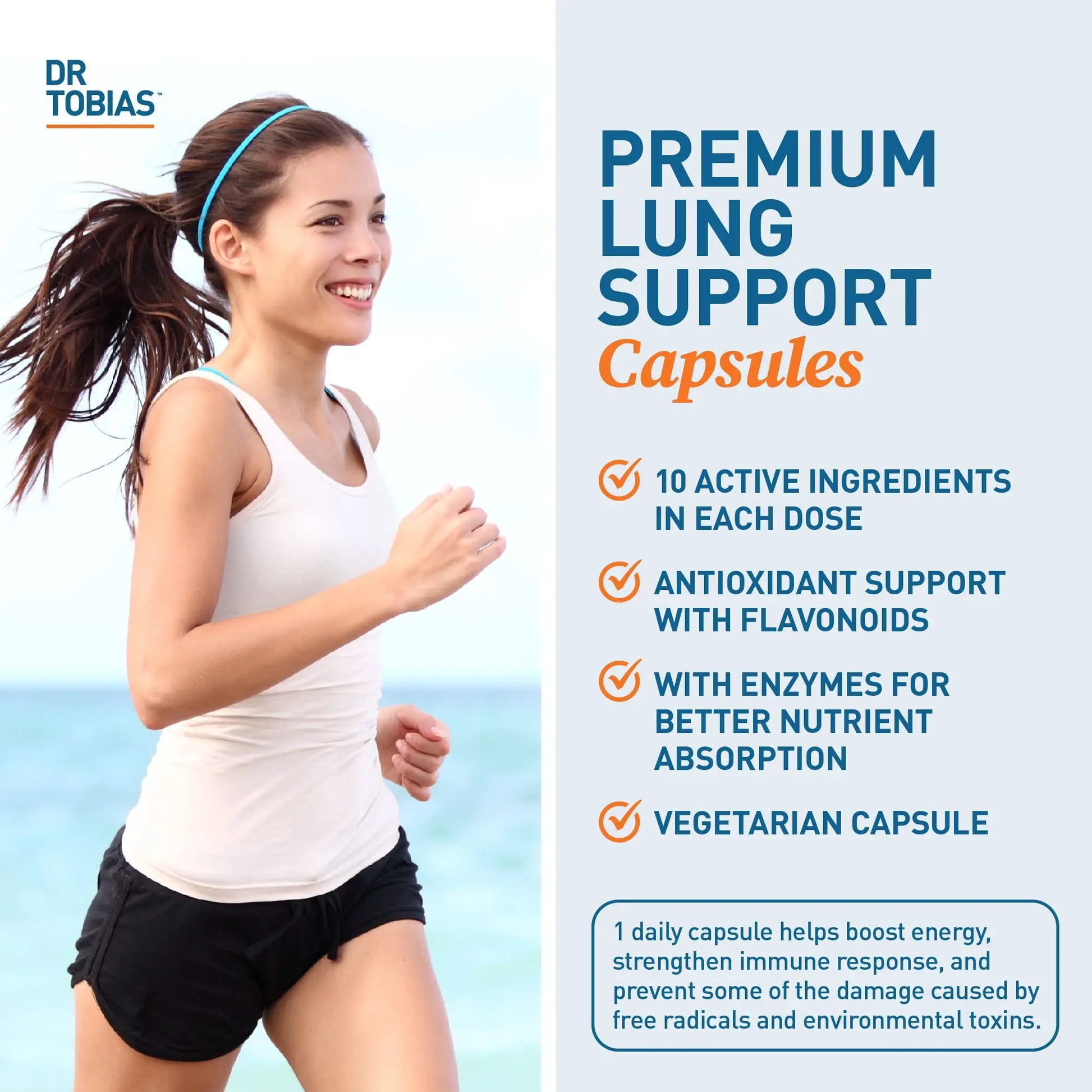 Dr. Tobias Lung Health, Lung Support Supplement with Vitamin C, Butterbur, Quercetin Dr. Tobias Au supplements