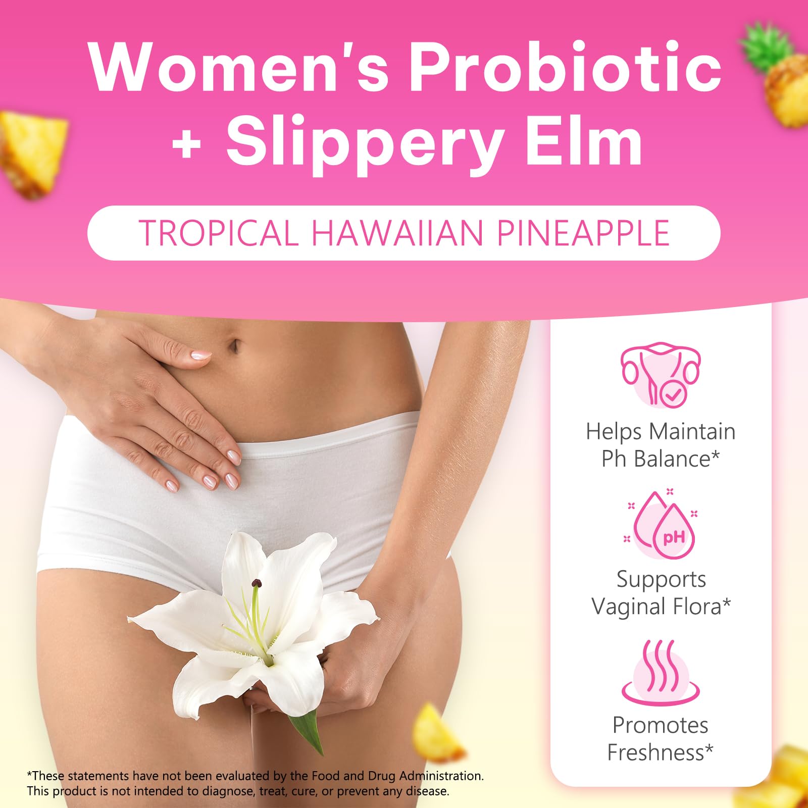 Beyxdu Probiotics for Women Gummies with Slippery Elm Feminine Balance Gummies for Women Vaginal Probiotics with Prebiotics & Lactobacillus Probiotic Blend Vaginal Odor & Vaginal Flora 60Gummy Beyxdu Au supplements