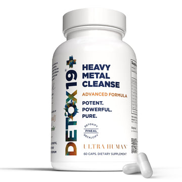 Ultra Human Daily Wellness Support – Heavy Metal Detox Cleanse, with Zeolite, Shilajit, Organic Chlorella & Spirulina, NAC & Alpha Lipoic. Supports Daily Detox, Cognition, Immune System -(Made in USA) Ultra Human Au supplements