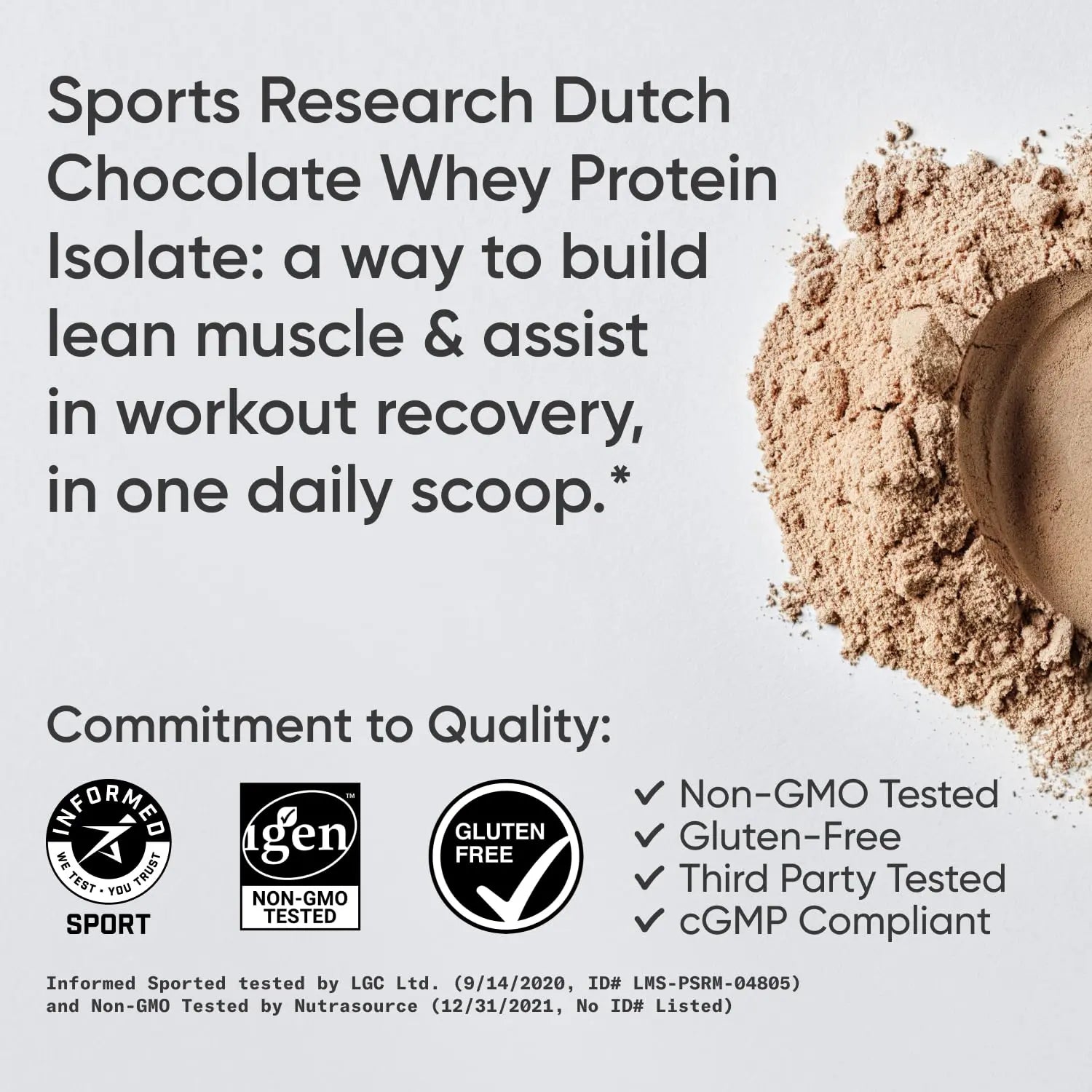 Sports Research Whey Protein Isolate - Sports Nutrition Protein Powder 25g per Serving Sports Research Au supplements
