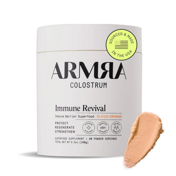 ARMRA Colostrum Powder | Blood Orange | Gut Health & Bloating | Skin & Hair | Immunity | Keto, Gluten & Fat-Free | 90 Servings ARMRA Au supplements