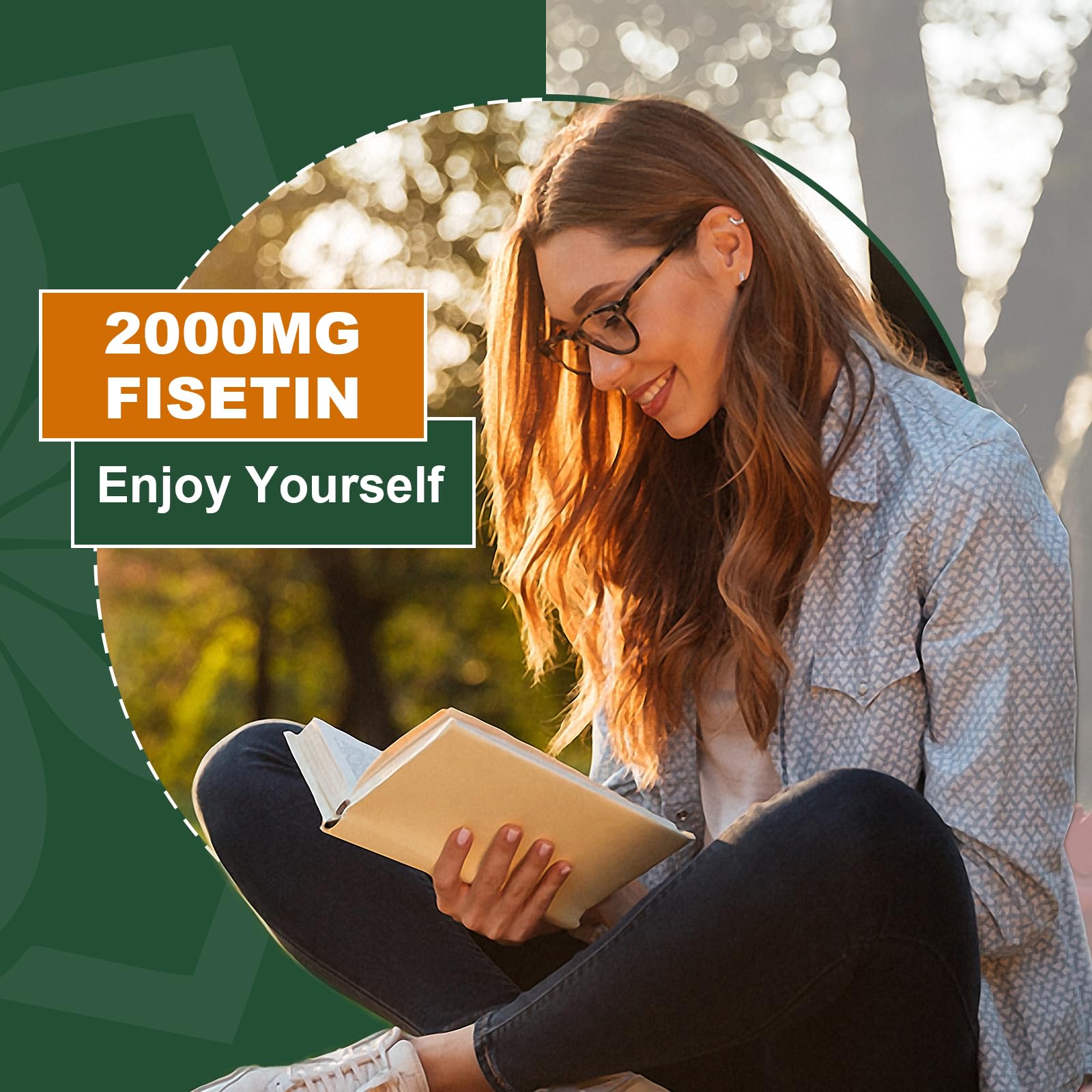 Liposomal Fisetin Supplement, 2000MG, 98% Pure Fisetin Polyphenols Antioxidants, with Quercetin, TMG and Resveratrol, for Healthy Aging, Cognitive Support, 120 Capsules NICMIN Au supplements