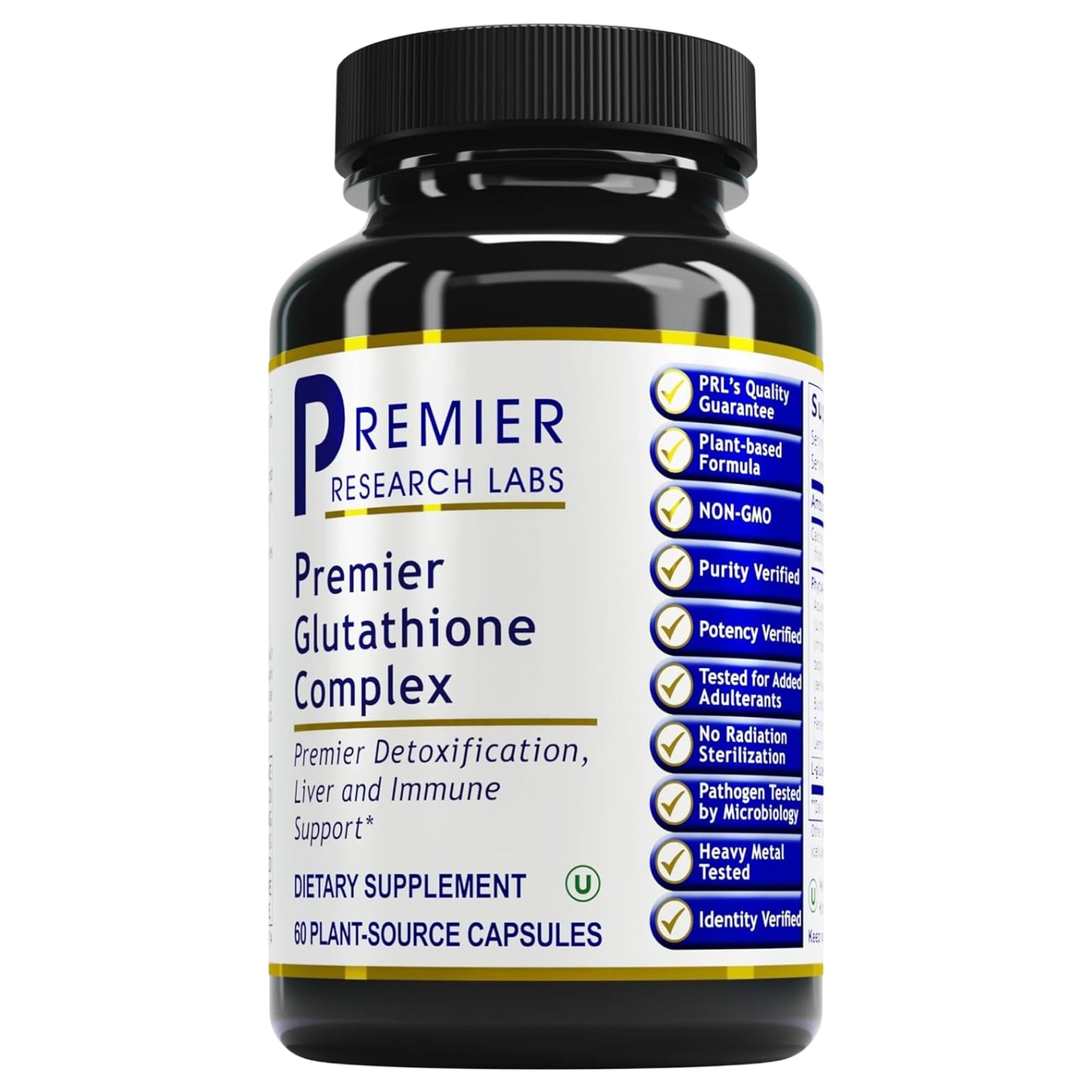 Premier Research Labs Glutathione Complex - Liver & Immune Support Supplement - Glutathione Pill for Natural Liver Cleanse - 60 Vegetarian Capsules Premier Research Labs Au supplements