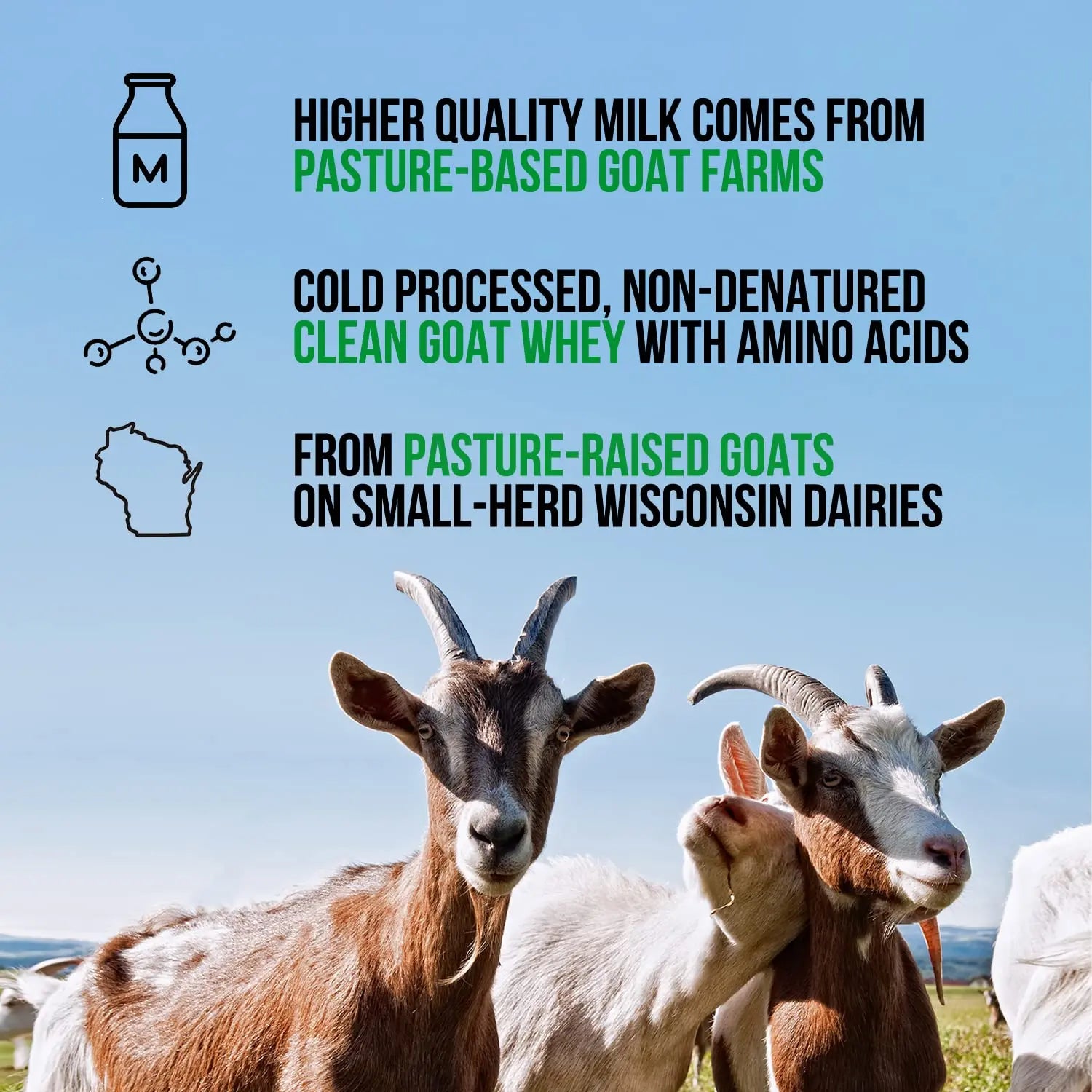 NAKED nutrition Naked Goat - Pasture Fed Goat Whey Protein Powder from Small-Herd NAKED Au supplements