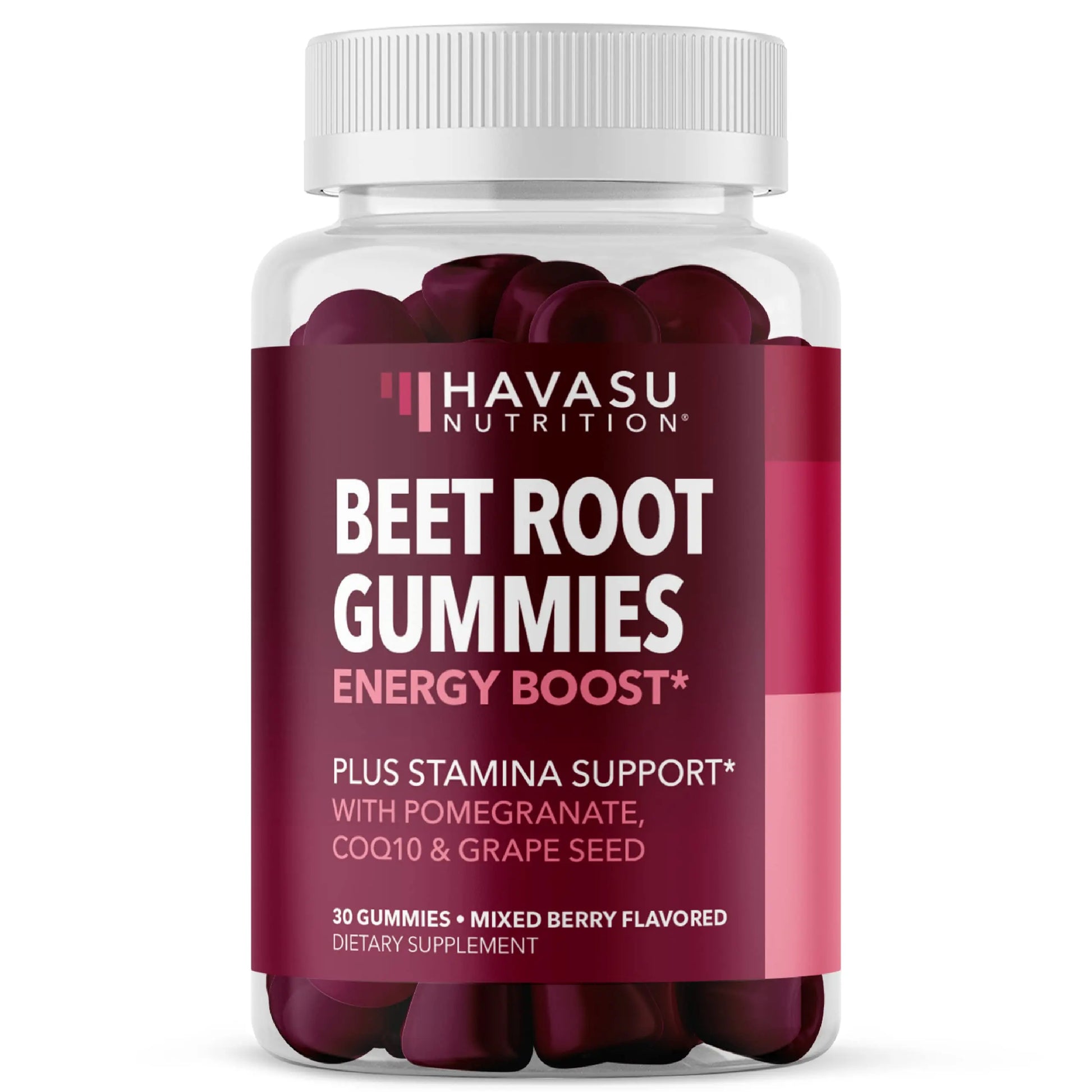 Beet Root Gummies with COQ10 Energy Supplement | Nitric Oxide Supplement for Healthy HAVASU NUTRITION Au supplements