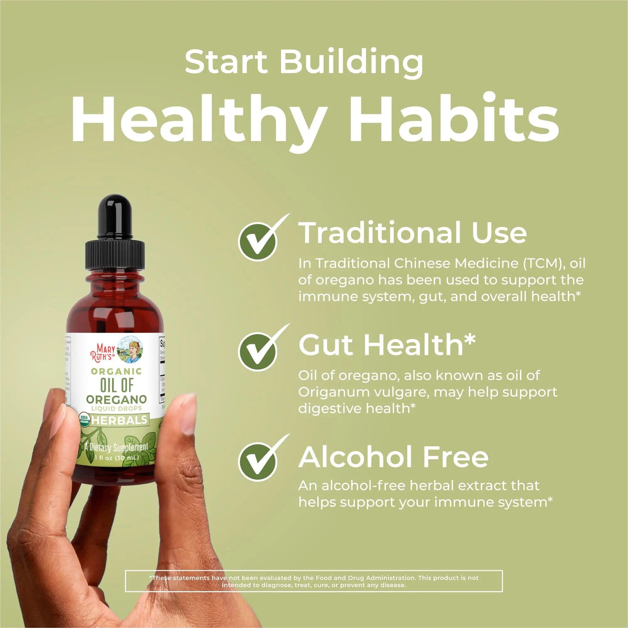 MaryRuth Organics Oregano Oil Drops | 6 Month Supply | USDA Organic Oil of Oregano Liquid | Herbal Blend for Immune Support | Digestive Health | Overall Health MARYRUTH'S Au supplements
