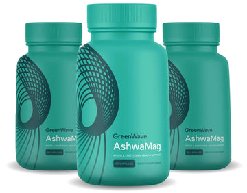 AshwaMag by GreenWave Nutrition | 5 Clinically Studied Ingredients | Happier & Motivated AshwaMag Au supplements
