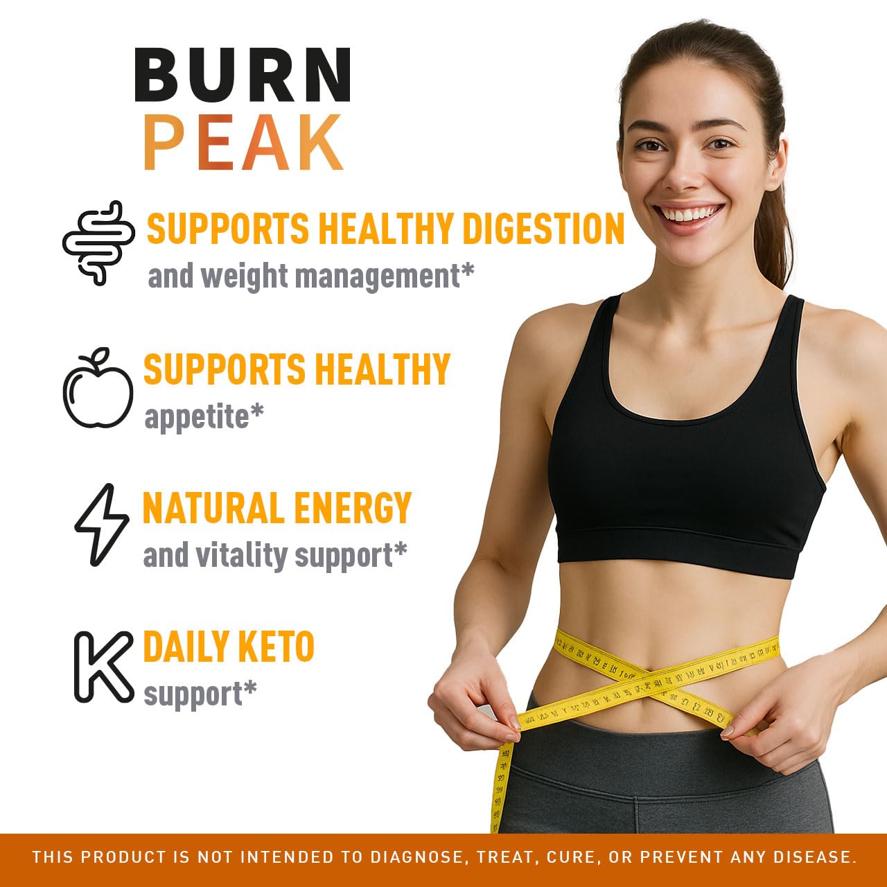 (3 Pack) Burn Peak Capsules - Official BurnPeak Weight Pills Advanced Premium Support, All Natural Burn Peak Pink Salt Trick Supplement for Overall Health & Wellness Reviews, 180 Capsules for 3 Months LIVORKA Au supplements