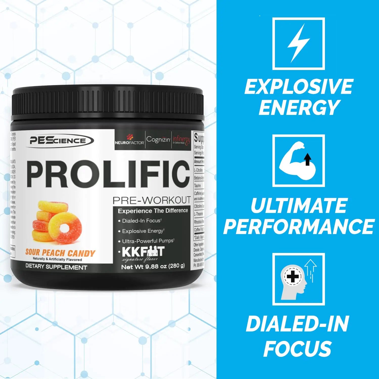 PEScience High Volume + Prolific Pre-Workout Stack, Powerful Nitric Oxide & Energy PEScience Au supplements