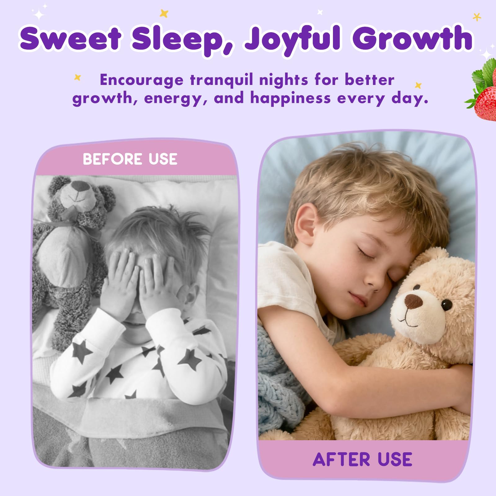 Magnesium Glycinate Liquid for Kids - Magnesium Bisglycinate Drops with L-Theanine, Chamomile & Vitamin B6, B12, C, D3 for Sleep, Relaxation, Immune Support, Calm & Focus - 2 Fl Oz, Strawberry Flavor CFILIHTC Au supplements