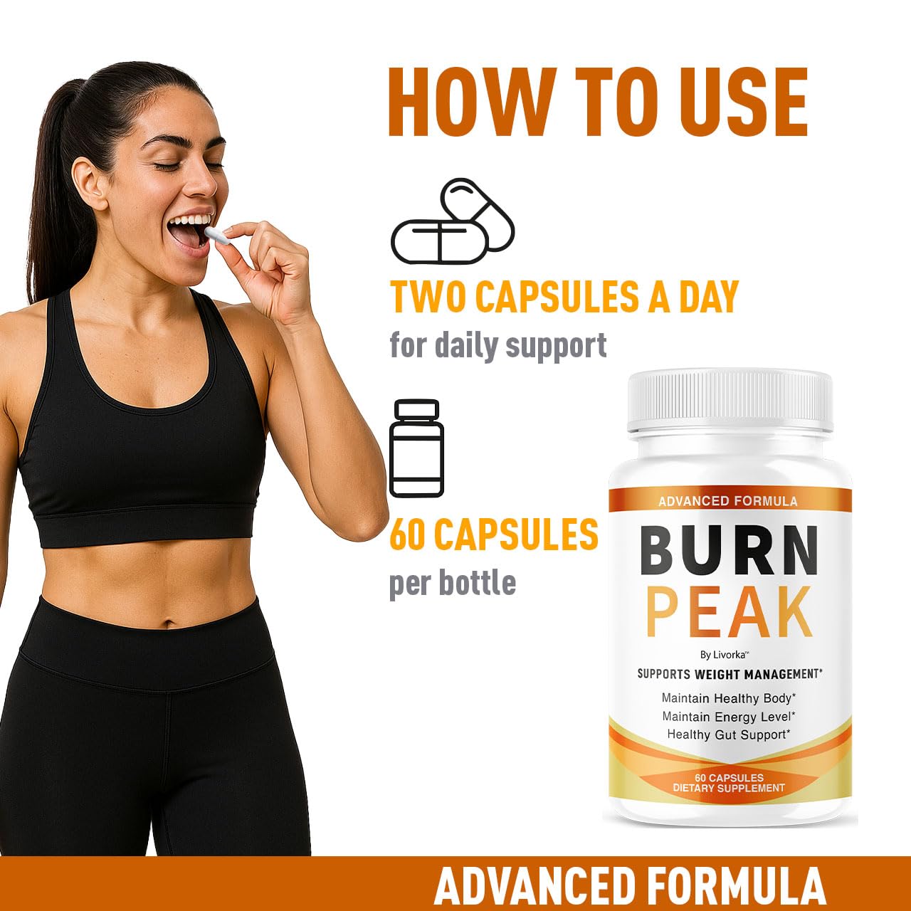 (2 Pack) Burn Peak Capsules - Official BurnPeak Weight Pills Advanced Premium Support, All Natural Burn Peak Pink Salt Trick Supplement for Overall Health & Wellness Reviews, 120 Capsules for 2 Months pharmagetics Au supplements