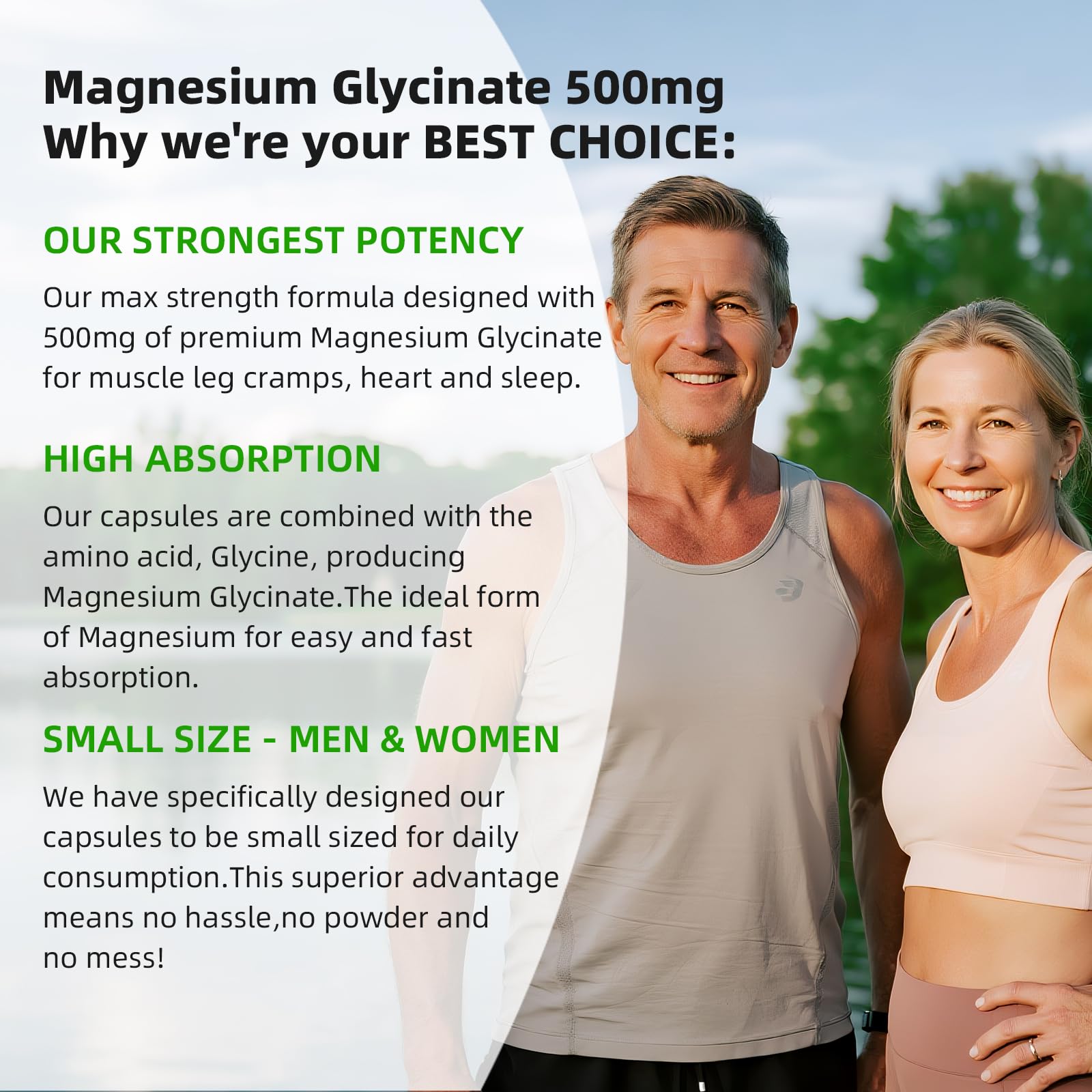 Magnesium Glycinate 500mg Softgels Supplement, Small Easy to Swallow Magnesium Gelcaps High Absorption for Night Leg&Sleep Support, Muscle&Bone, Calm, Non GMO, 120 Gelcaps, 60 Day Supply Alliwise Au supplements