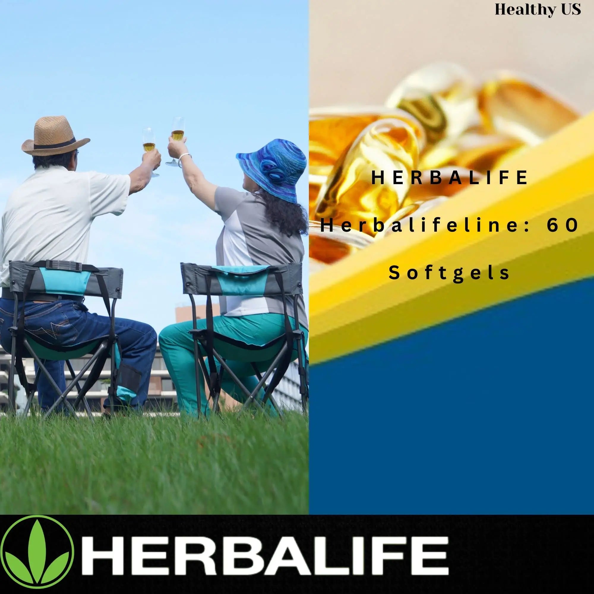 Herbalife Herbalifeline: 60 Softgels with Vitamin E, Marine Lipid Complex, Omega-3 Fatty Herbalife Au supplements