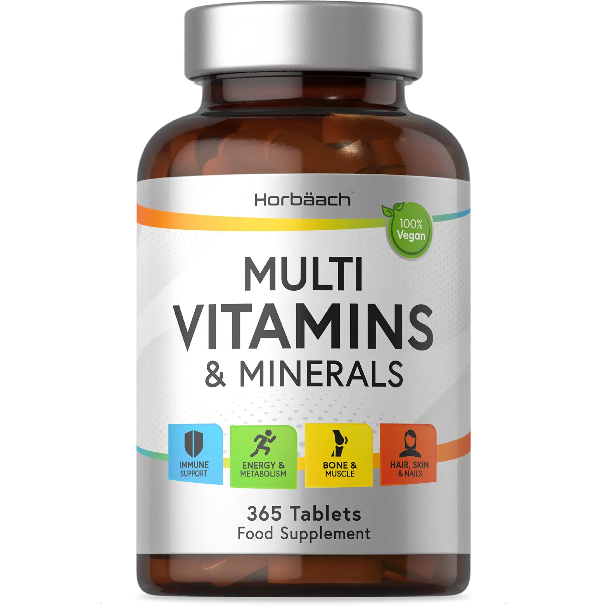 Multivitamin Tablets for Men and Women | 365 Count | with 24 Essential Nutrients Horbäach Au supplements