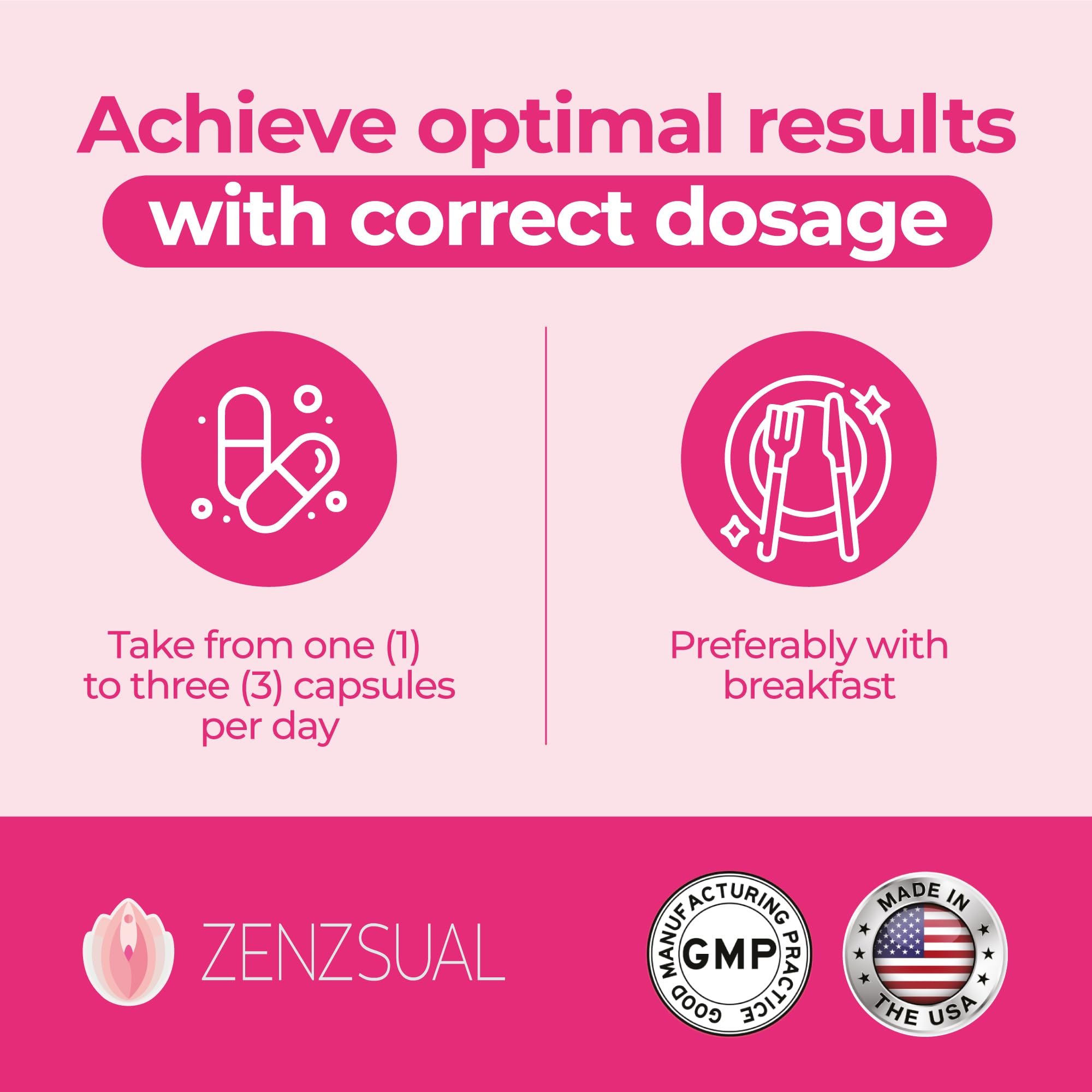 ZENZSUAL Libizenzs – Plant-Based Energy Support Supplement for Women – Caffeine-Free with Maca Root, Ashwagandha & Ginseng – Supports Daily Stamina, Focus & Well-Being – 90 Vegan Capsules ZENZSUAL Au supplements