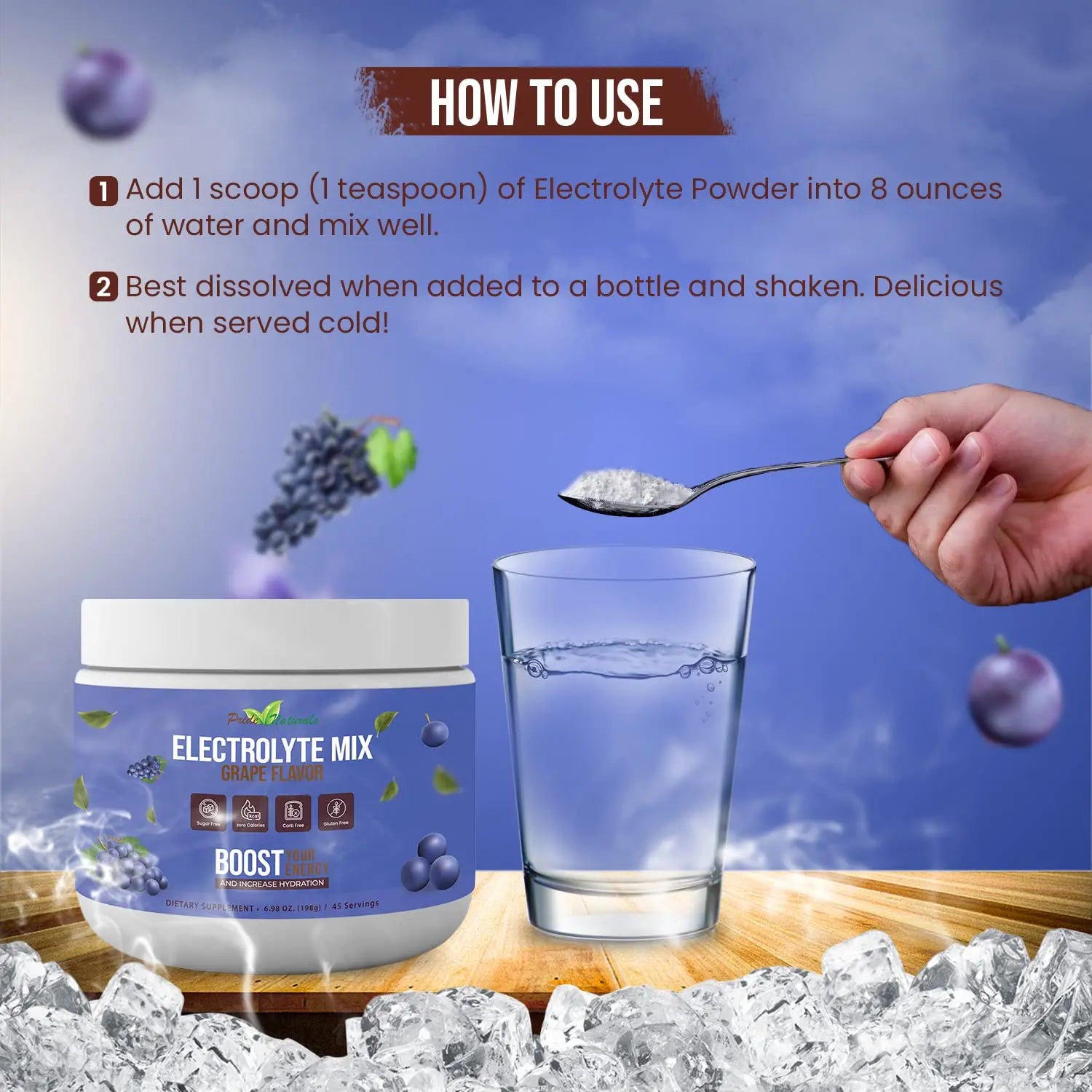 Electrolyte Powder - Refreshing Workout Recovery Electrolytes, Sugar Free, Gluten Free Pride Naturals, Inc Au supplements