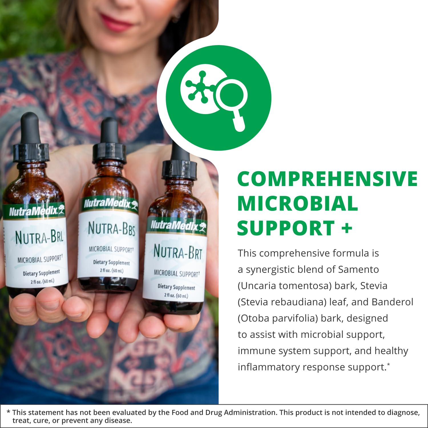 Nutramedix Nutra BRL - Liquid Herbal Supplement for Gut Health & Immune Support - Samento & Banderol for Digestive Health - Immune System Booster Supplement (60mL) NutraMedix Au supplements
