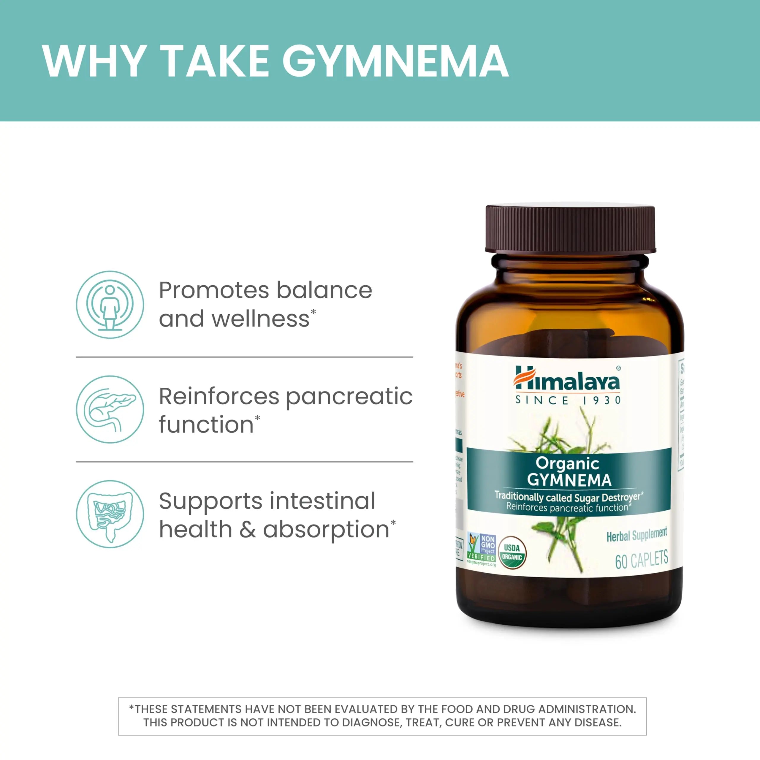 Himalaya Organic Gymnema Herbal Supplement for Weight Management, USDA Certified Himalaya Au supplements