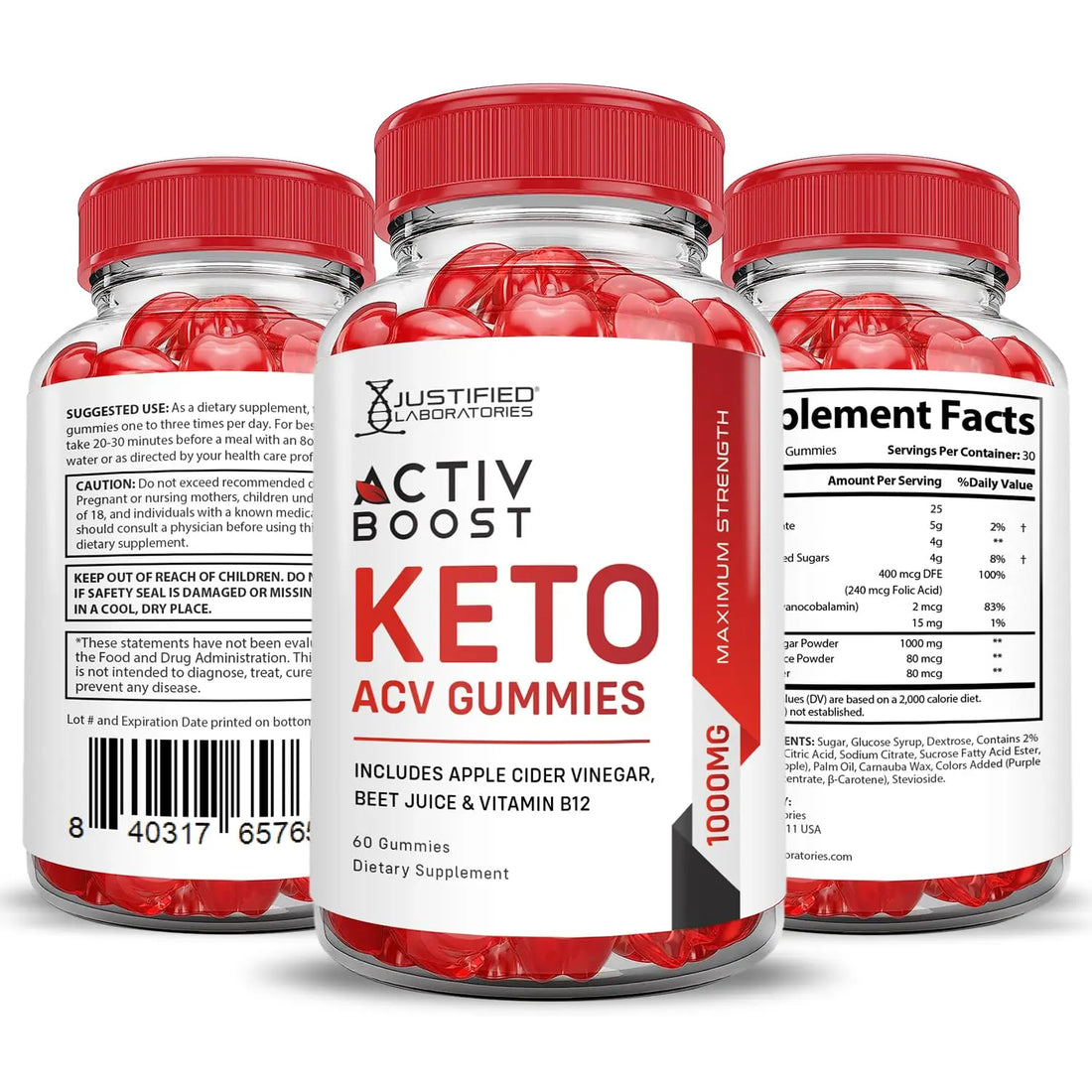 (10 Pack) Activboost Keto ACV Gummies Advanced Formula 1000MG Active Boost Keto Justified Laboratories Au supplements