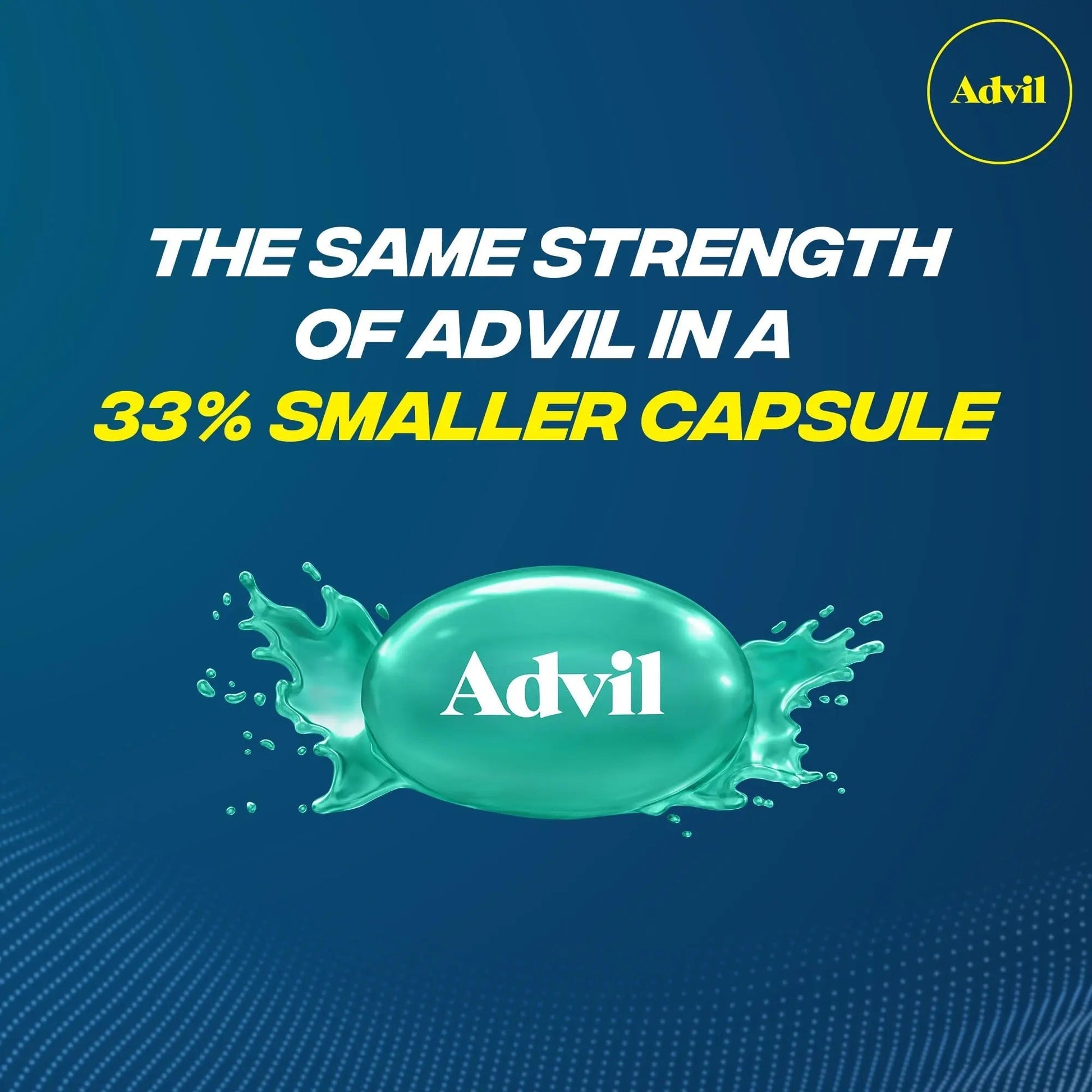 Advil Liqui-Gels minis Pain Reliever and Fever Reducer, Pain Medicine for Adults with Ibuprofen 200mg for Pain Relief - 50x2 Liquid Filled Capsules Advil Au supplements