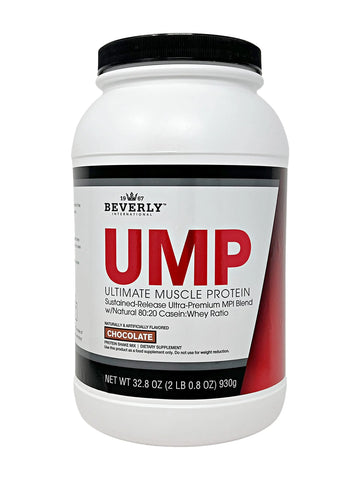 Beverly International UMP Protein Powder, Chocolate. Unique Whey-Casein Ratio Builds Lean Muscle. Easy to Digest. No Bloat. (32.8 oz) 2lb .8 oz Beverly International Au supplements
