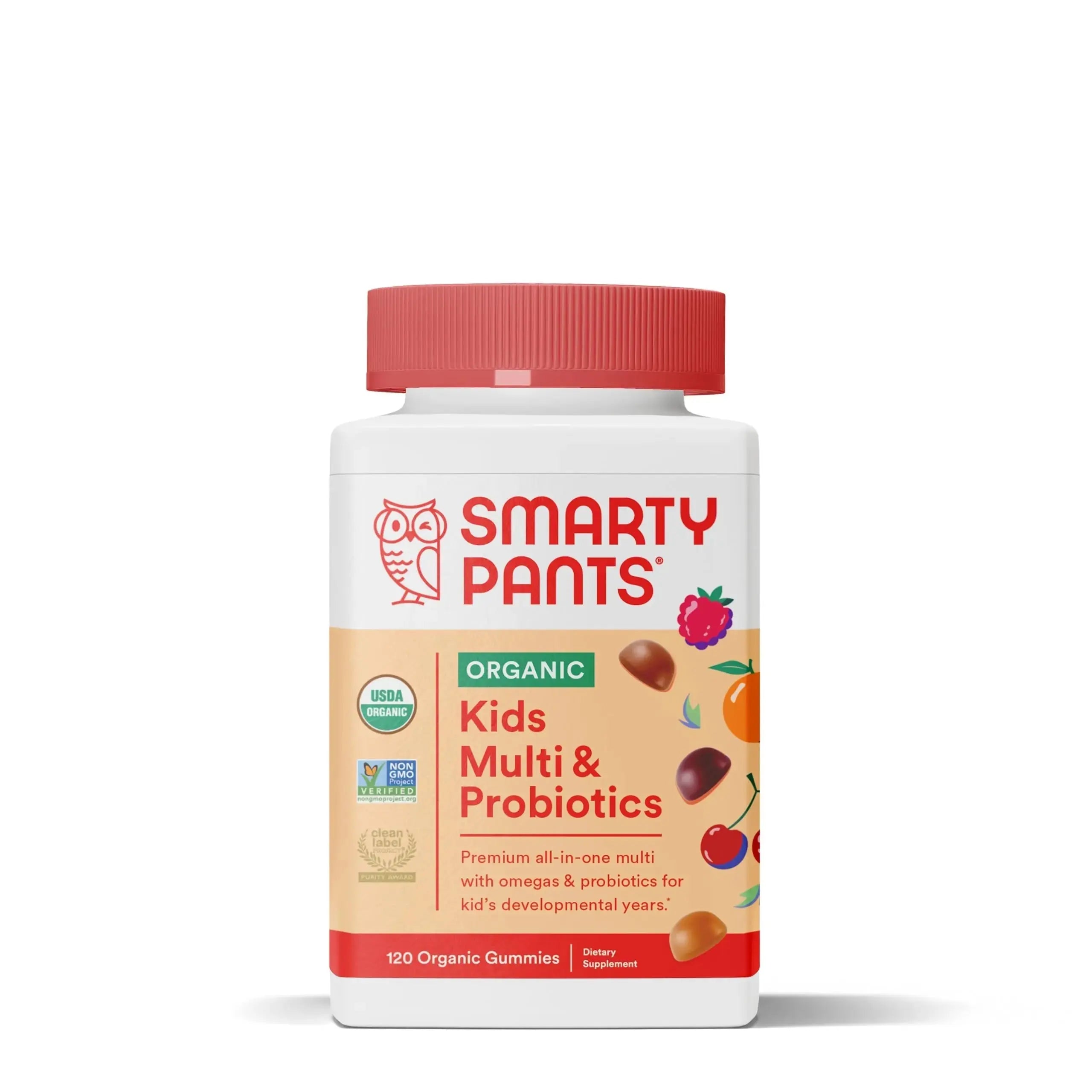 SmartyPants Organic Kids Multivitamin Gummies: Probiotics & Garden of Life Dr. Formulated Probiotics Organic Kids+ Plus Vitamin C & D - Berry Cherry - Gluten SmartyPants Au supplements