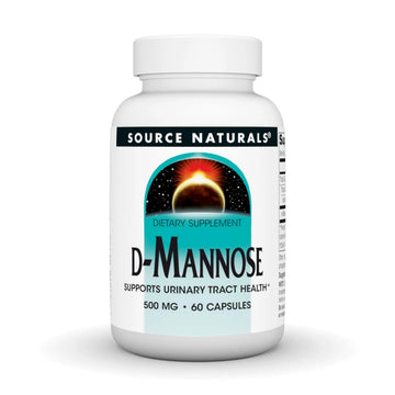 Source Naturals D-Mannose, Potent Urinary Tract & Bladder Health Support*, 500mg - 60 Capsules Source Naturals Au supplements